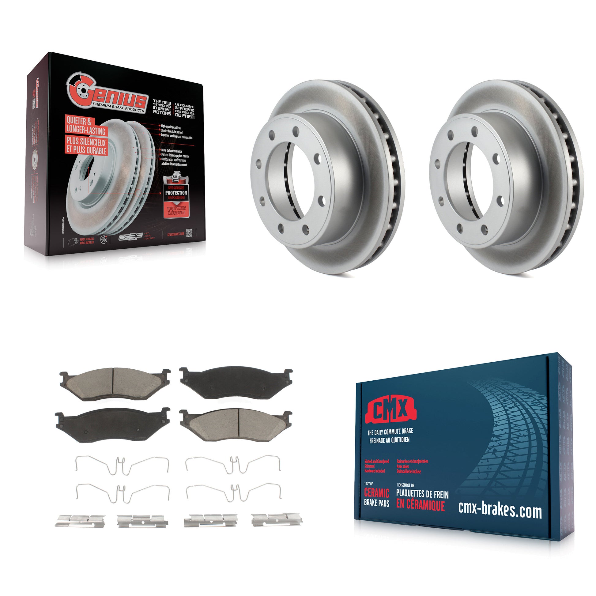 Transit Auto KGC-100399 Disc Brake Kit for 1999-2004 Ford F-450 Super Duty, Ford F-550 Super Duty - Front