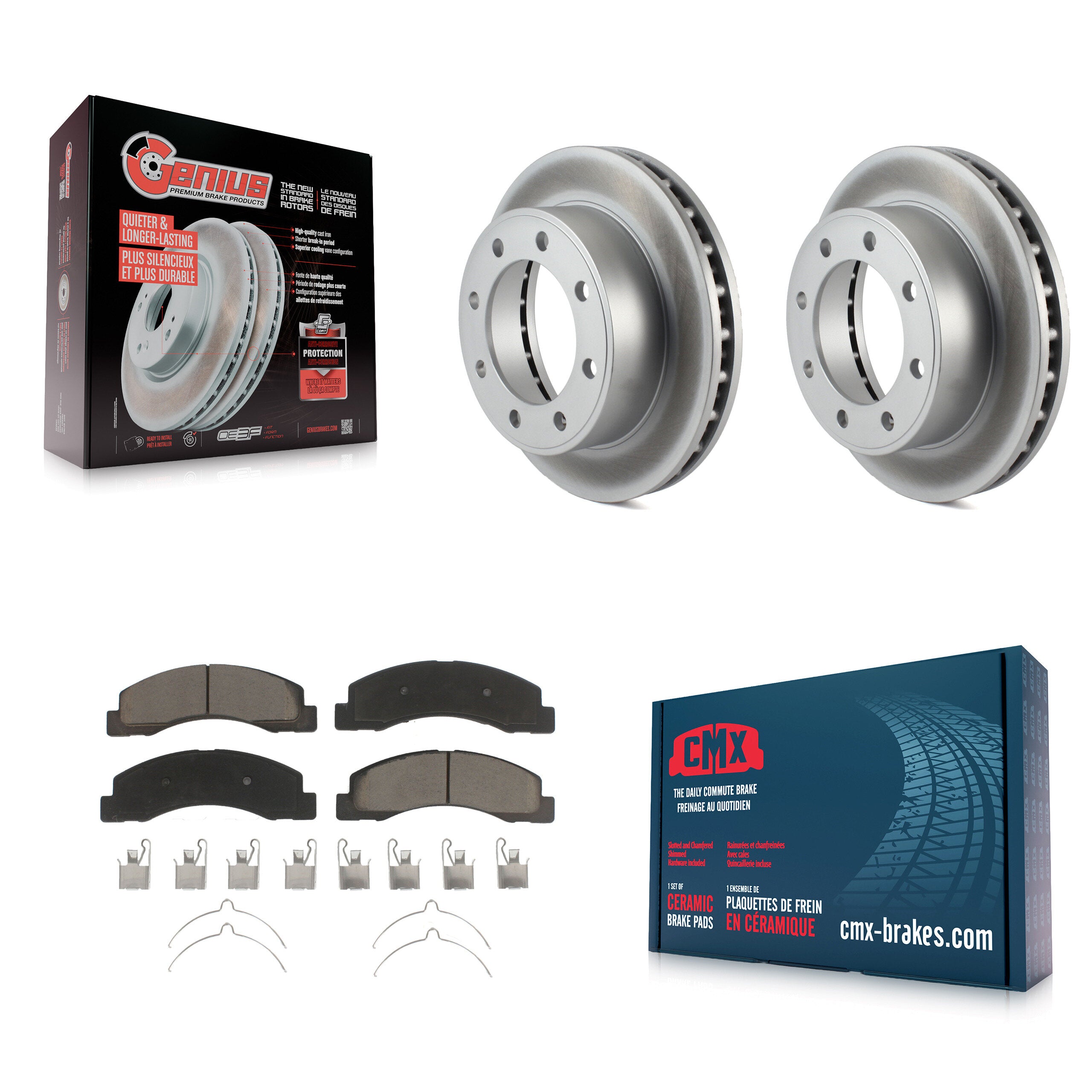Transit Auto KGC-100400 Disc Brake Kit for 1999-2005 Ford F-350 Super Duty, Ford Excursion, Ford F-250 Super Duty - Front