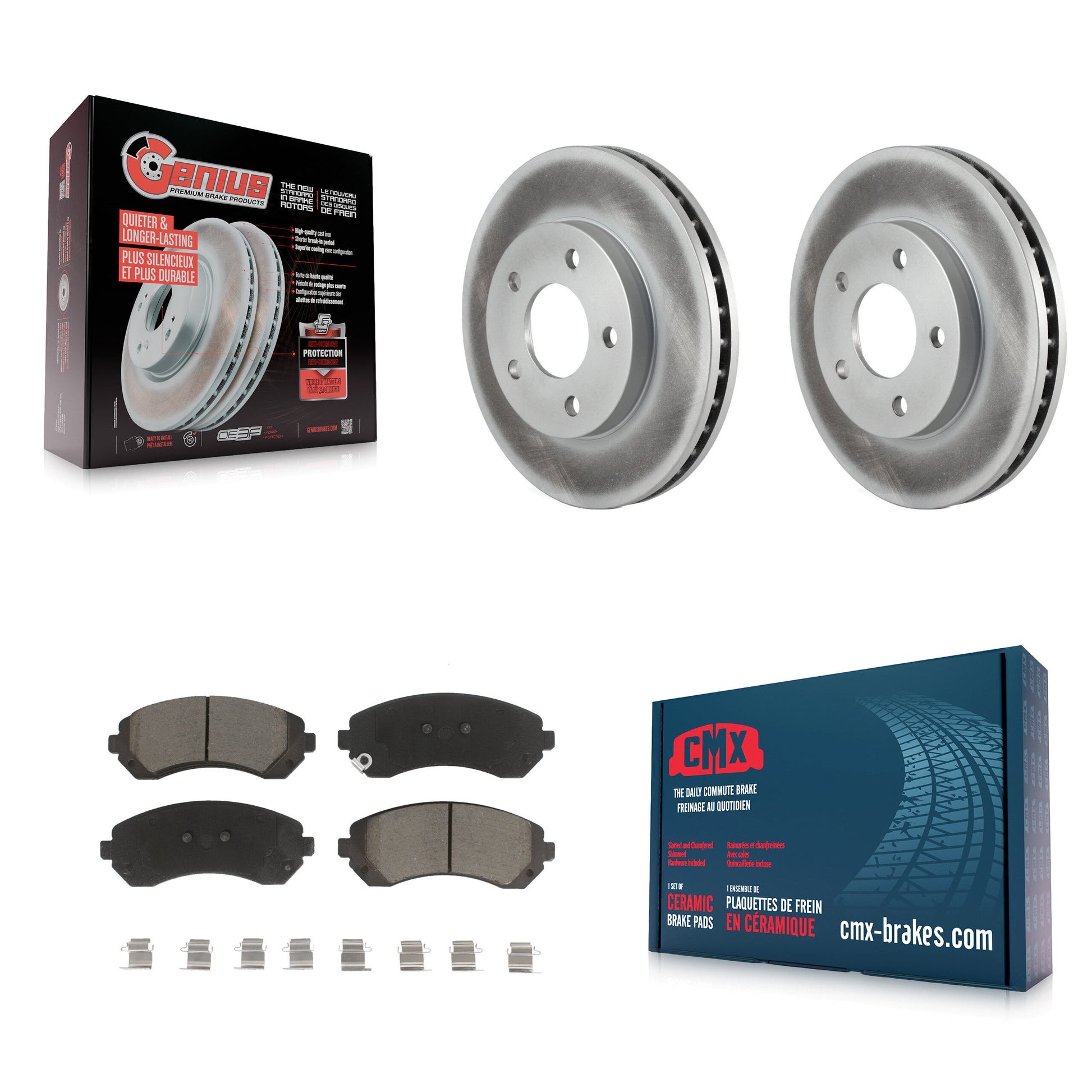 Transit Auto KGC-100407 Disc Brake Kit for 2001-2007 Buick Rendezvous, Pontiac Aztek - Front