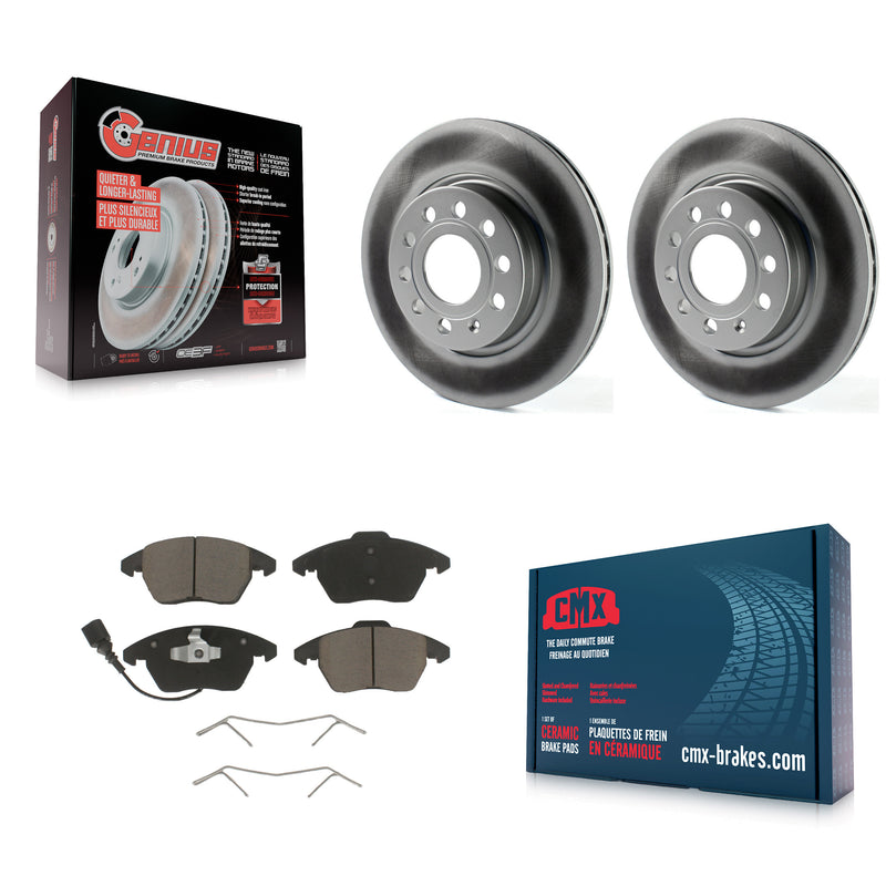 Transit Auto KGC-100414 Disc Brake Kit for 2011-2013 Volkswagen GTI, Audi A3 Quattro - Front
