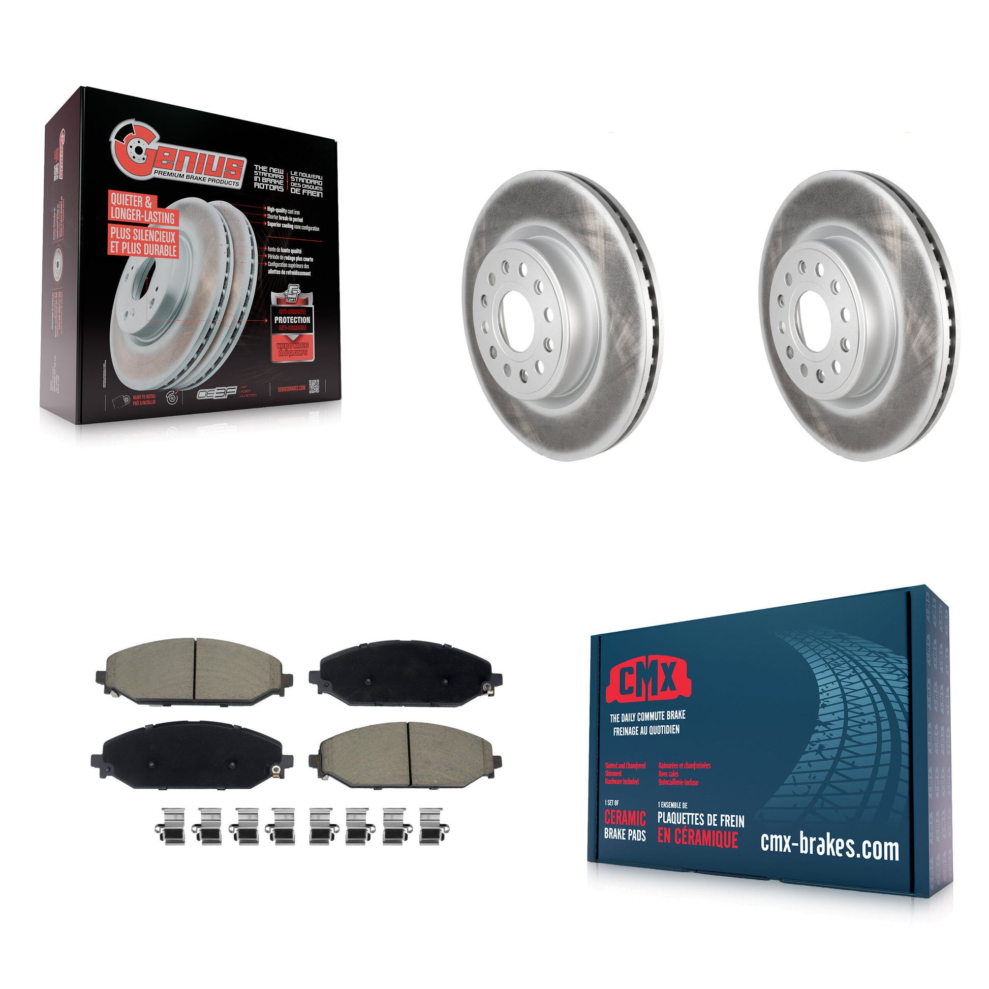 Transit Auto KGC-100417 Disc Brake Kit for 2019-2024 Ram 1500 - Front
