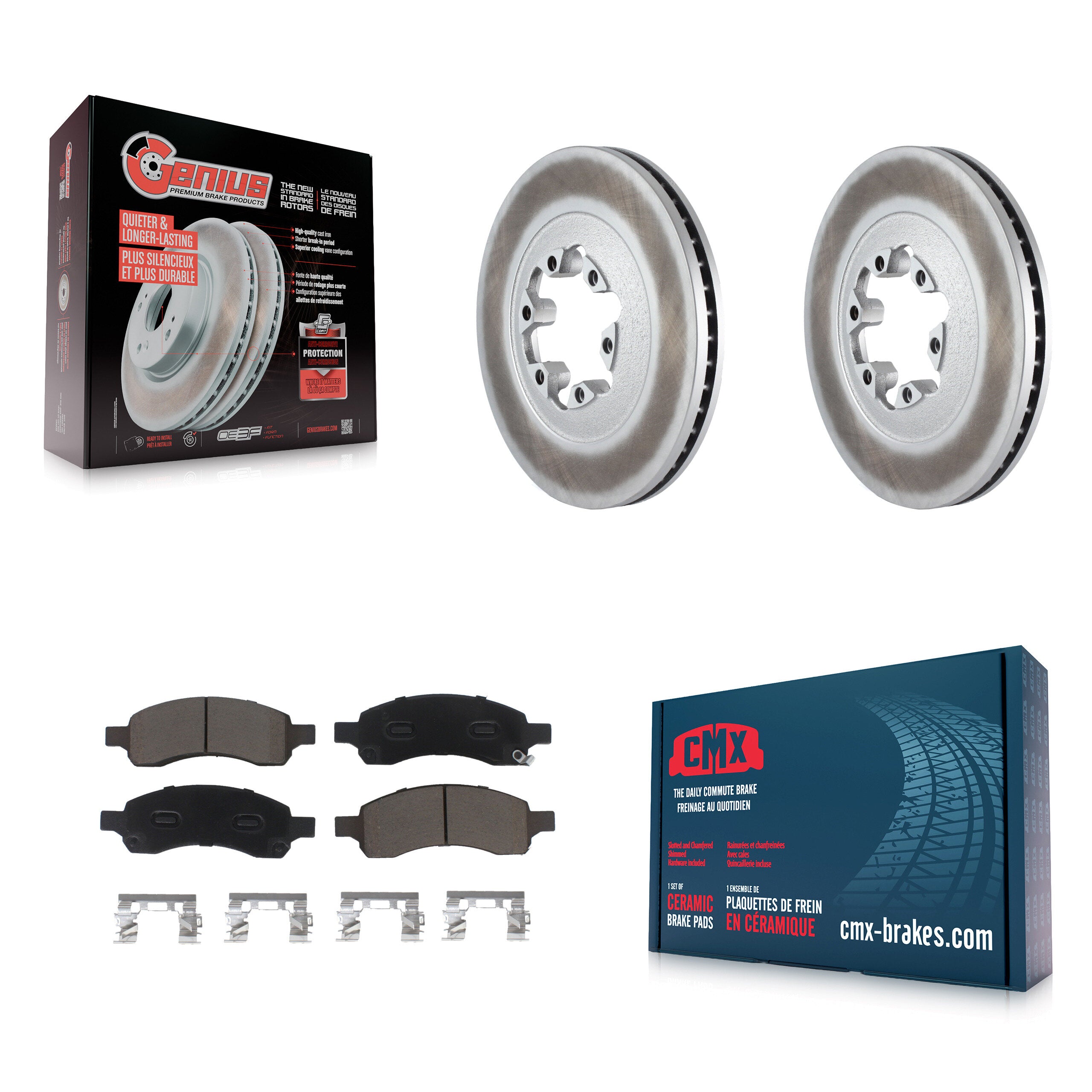 Transit Auto KGC-100420 Disc Brake Kit for 2009-2012 Chevrolet Colorado, GMC Canyon - Front