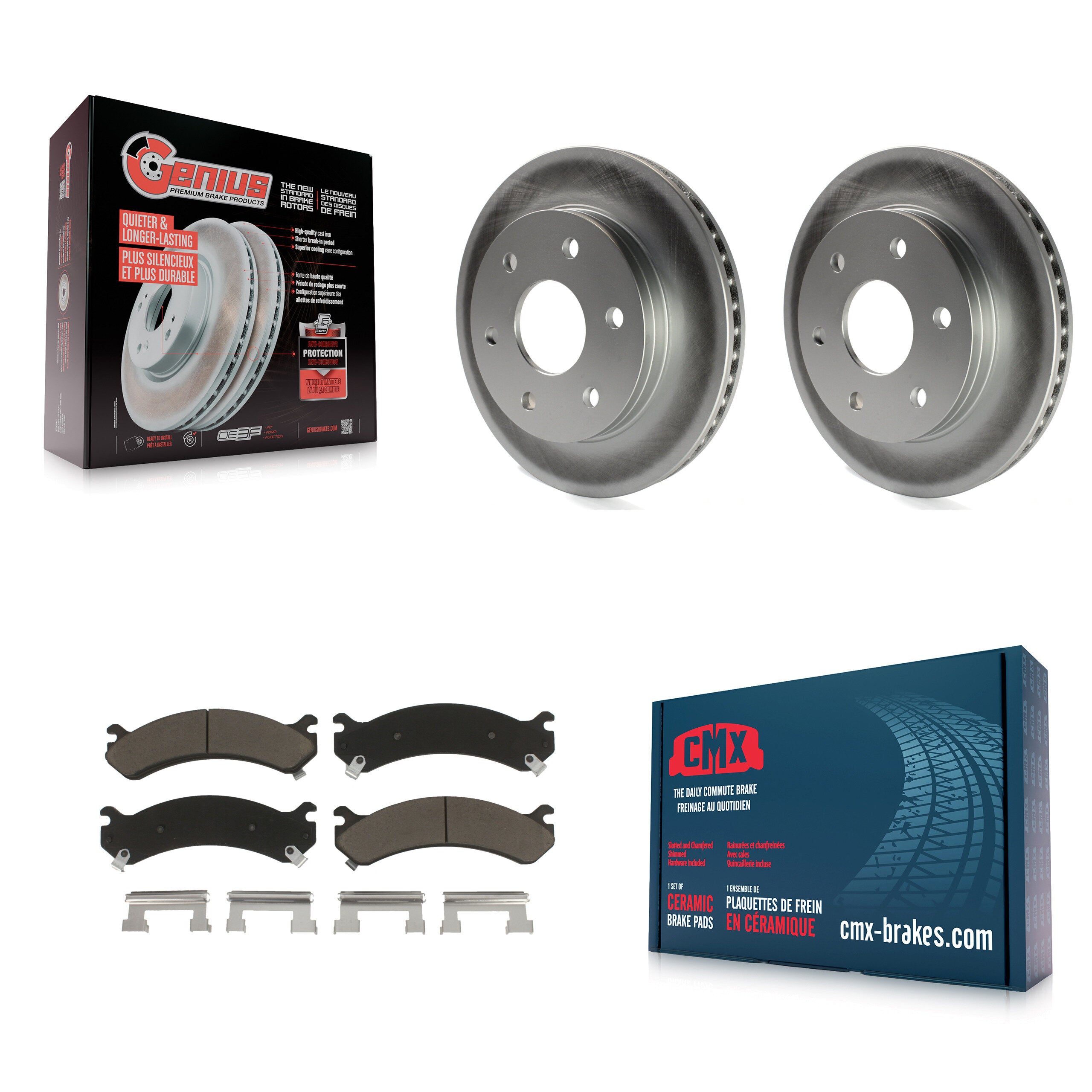 Transit Auto KGC-100428 Disc Brake Kit for 2006 Chevrolet Express 2500, GMC Savana 2500 - Front