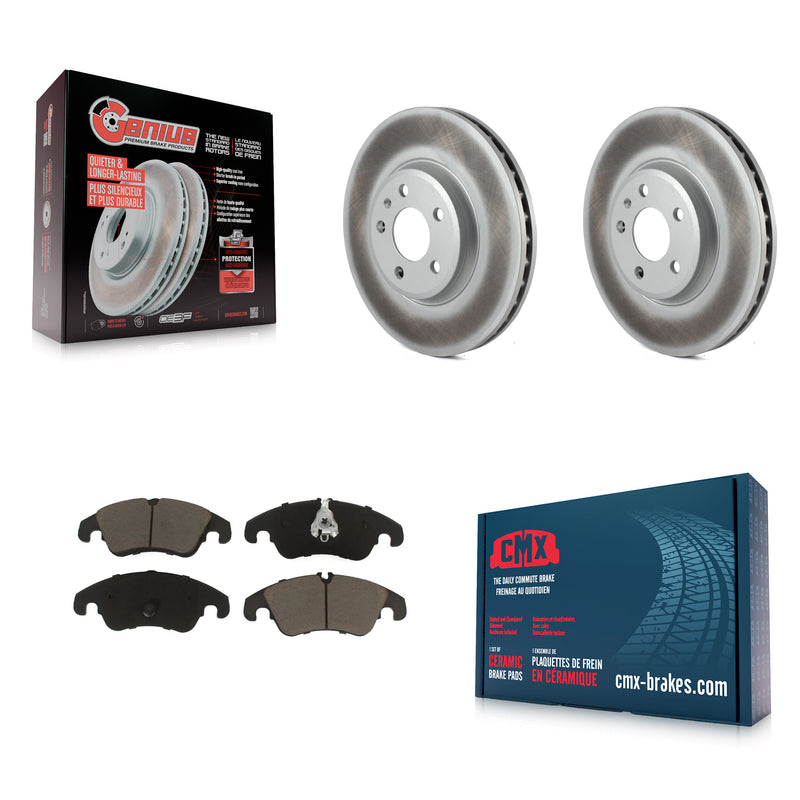 Transit Auto KGC-100430 Disc Brake Kit for 2008-2013 Audi A4 allroad, Audi A4 Quattro and More - Front