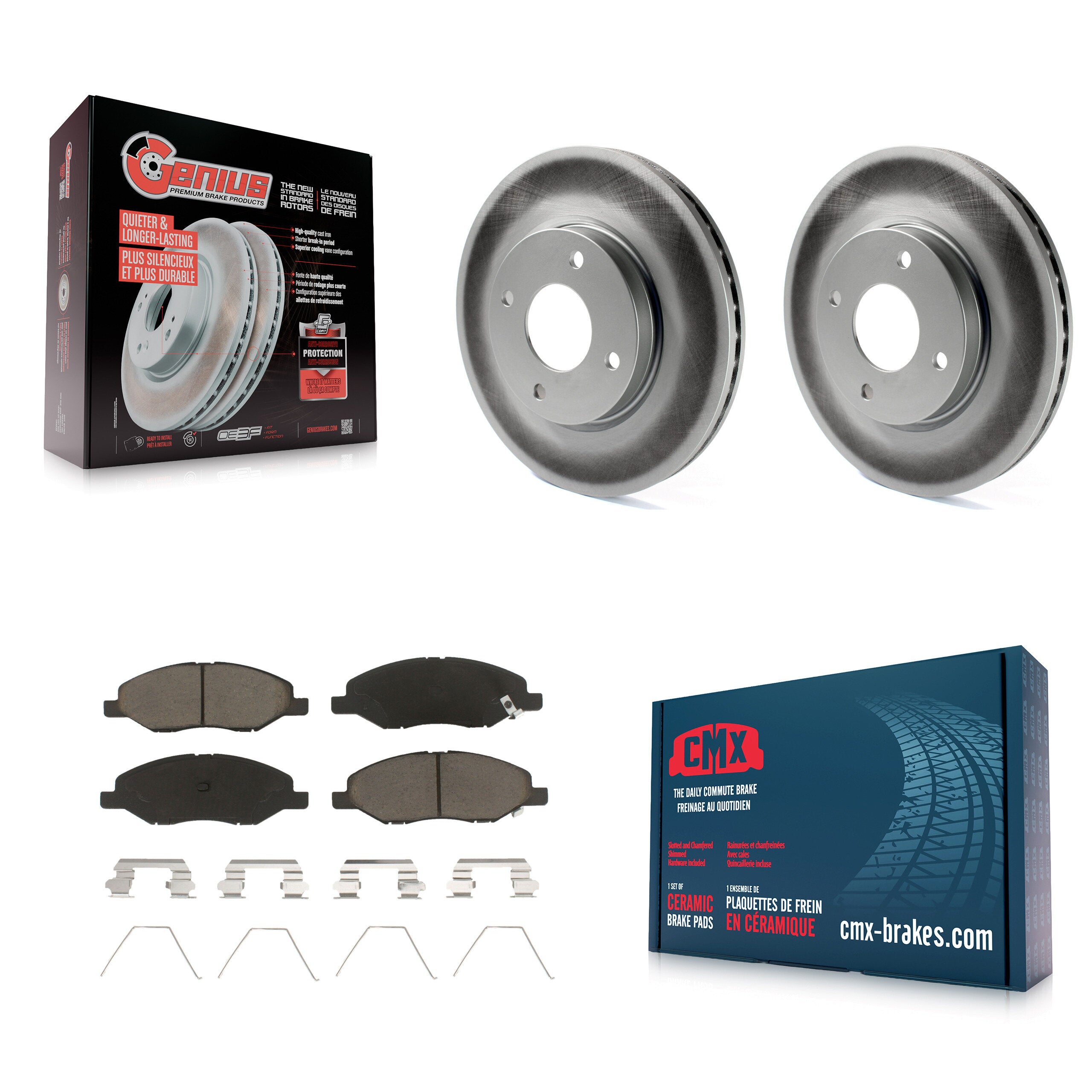 Transit Auto KGC-100436 Disc Brake Kit for 2008 Nissan Versa - Front
