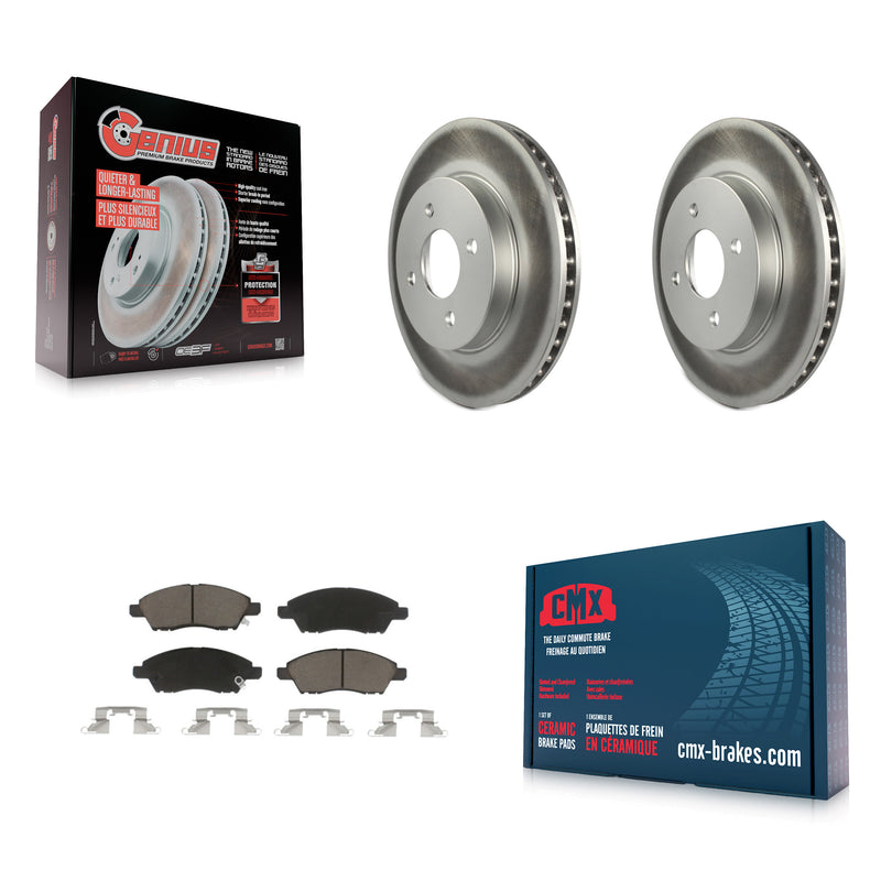 Transit Auto KGC-100437 Disc Brake Kit for 2012-2019 Nissan Micra, Nissan Versa Note, Nissan Versa - Front