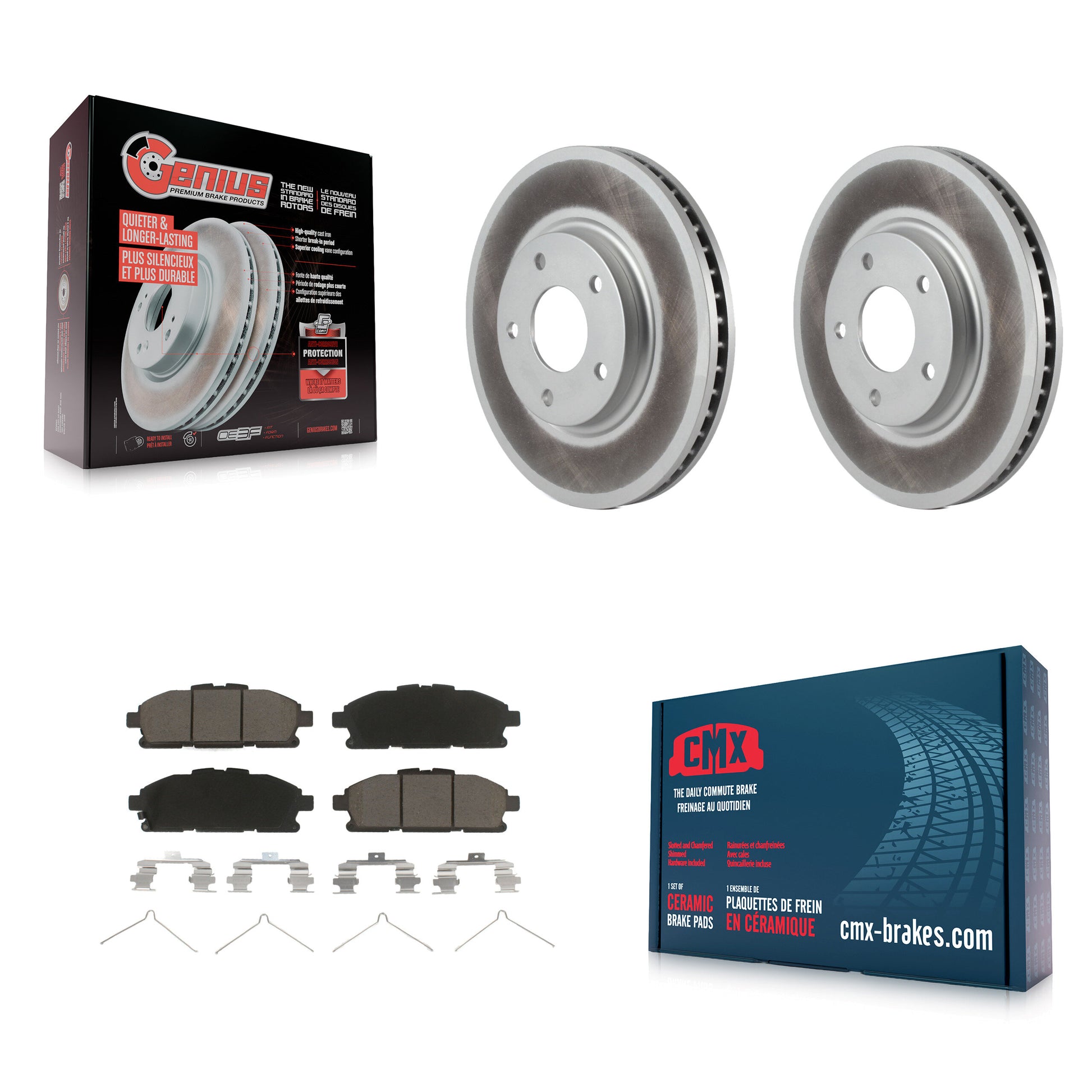 Transit Auto KGC-100460 Disc Brake Kit for 2011-2017 Nissan Quest - Front