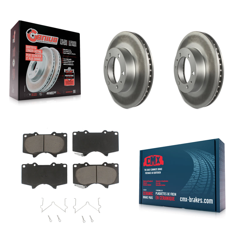 Transit Auto KGC-100466 Disc Brake Kit for 2003-2023 Toyota Tacoma, Toyota FJ Cruiser, Toyota 4Runner - Front
