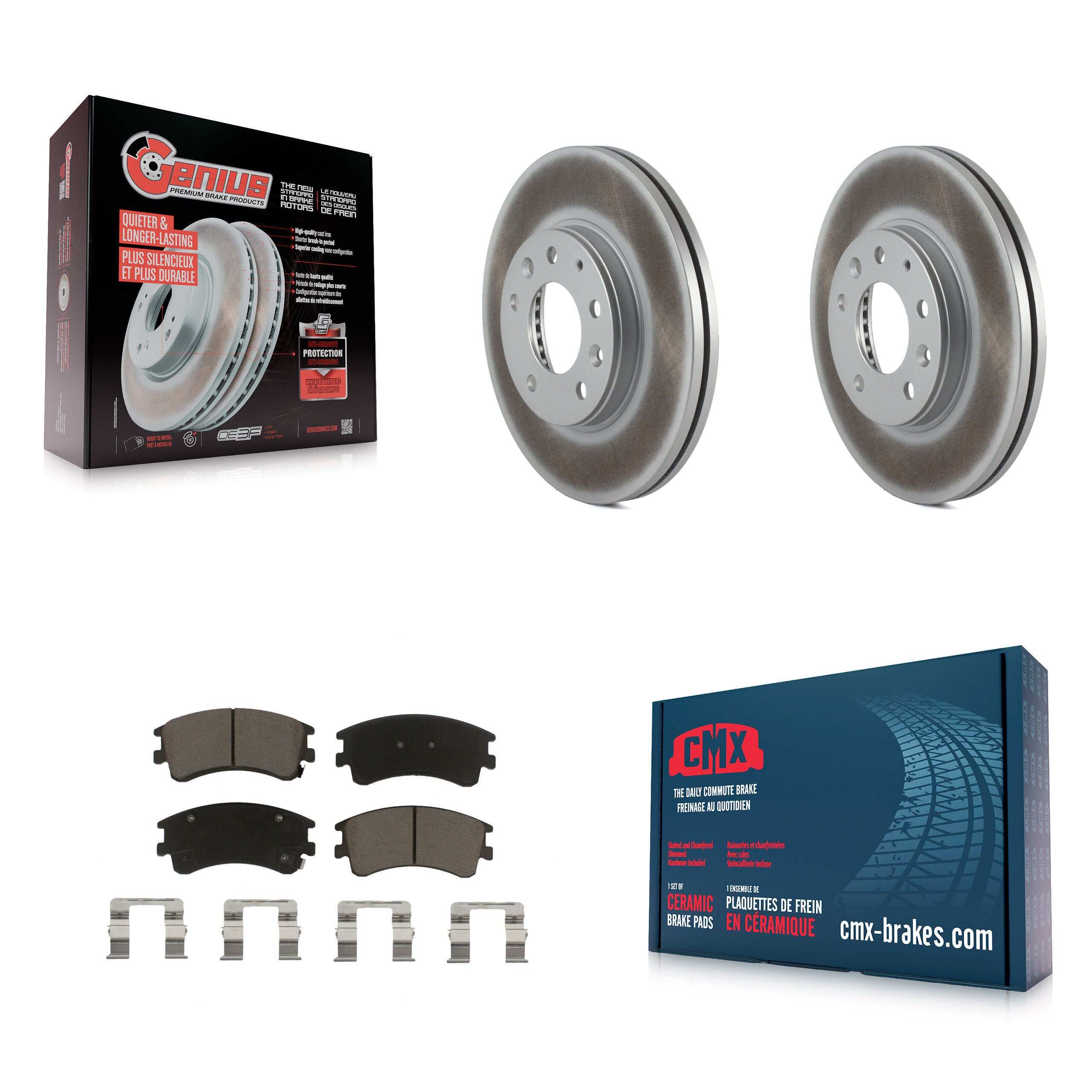 Transit Auto KGC-100468 Disc Brake Kit for 2003-2005 Mazda 6 - Front