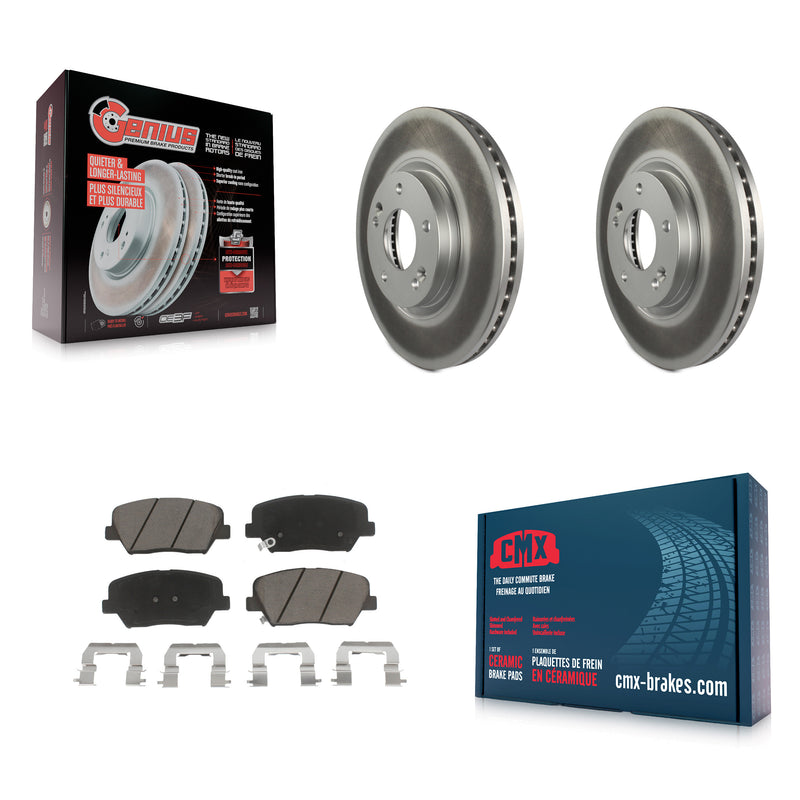 Transit Auto KGC-100477 Disc Brake Kit for 2010-2013 Kia Sorento, Hyundai Santa Fe - Front