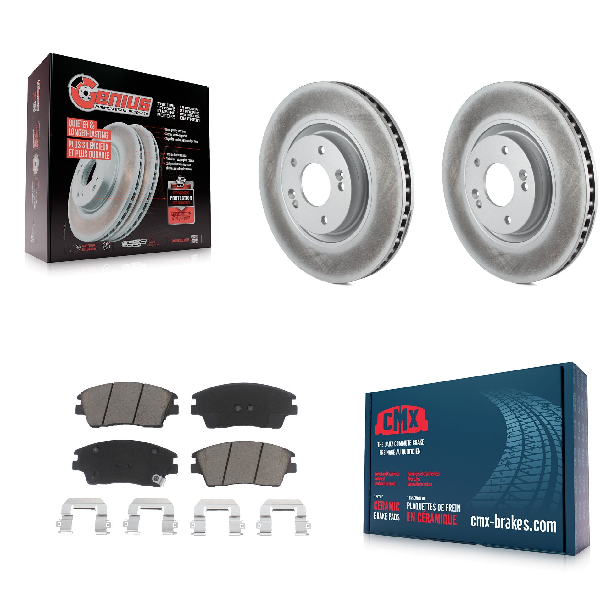 Transit Auto KGC-100479 Disc Brake Kit for 2017-2022 Kia Sportage - Front