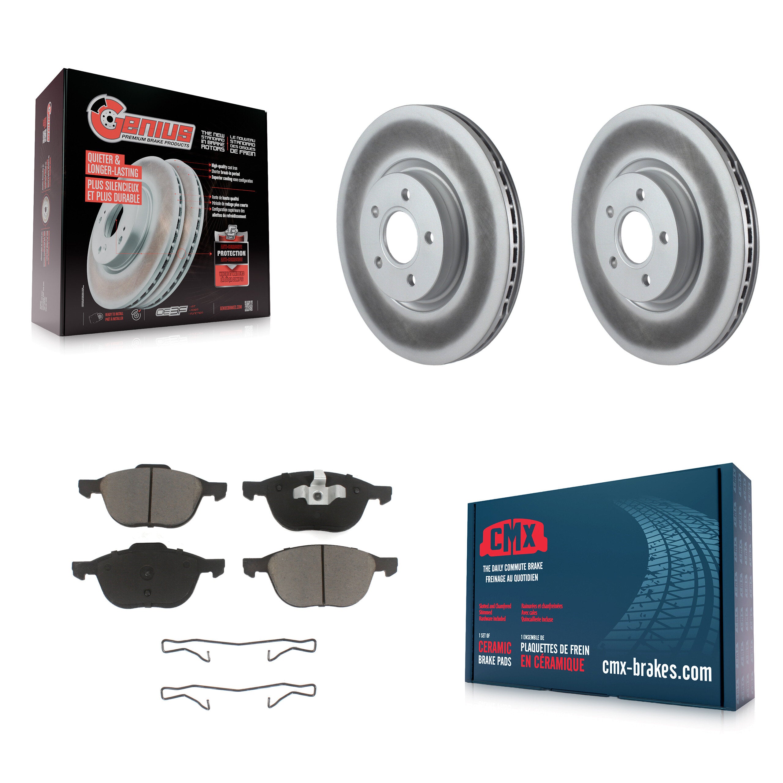 Transit Auto KGC-100484 Disc Brake Kit for 2014 Ford Transit Connect - Front