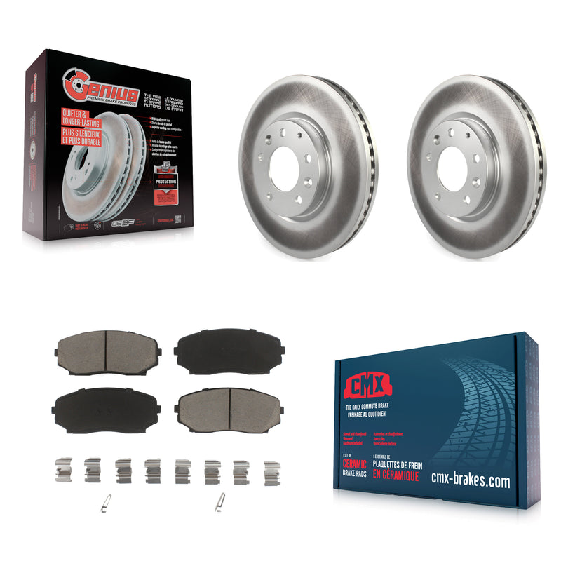 Transit Auto KGC-100486 Disc Brake Kit for 2007-2012 Ford Edge, Lincoln MKX, Mazda CX-7 - Front