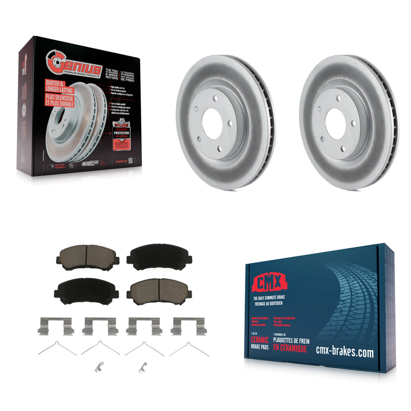 Transit Auto KGC-100491 Disc Brake Kit for 2008-2015 Nissan Rogue Select, Nissan Rogue - Front