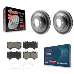 Transit Auto KGC-100492 Disc Brake Kit for 2007-2022 Toyota Land Cruiser, Lexus LX570 and More - Front