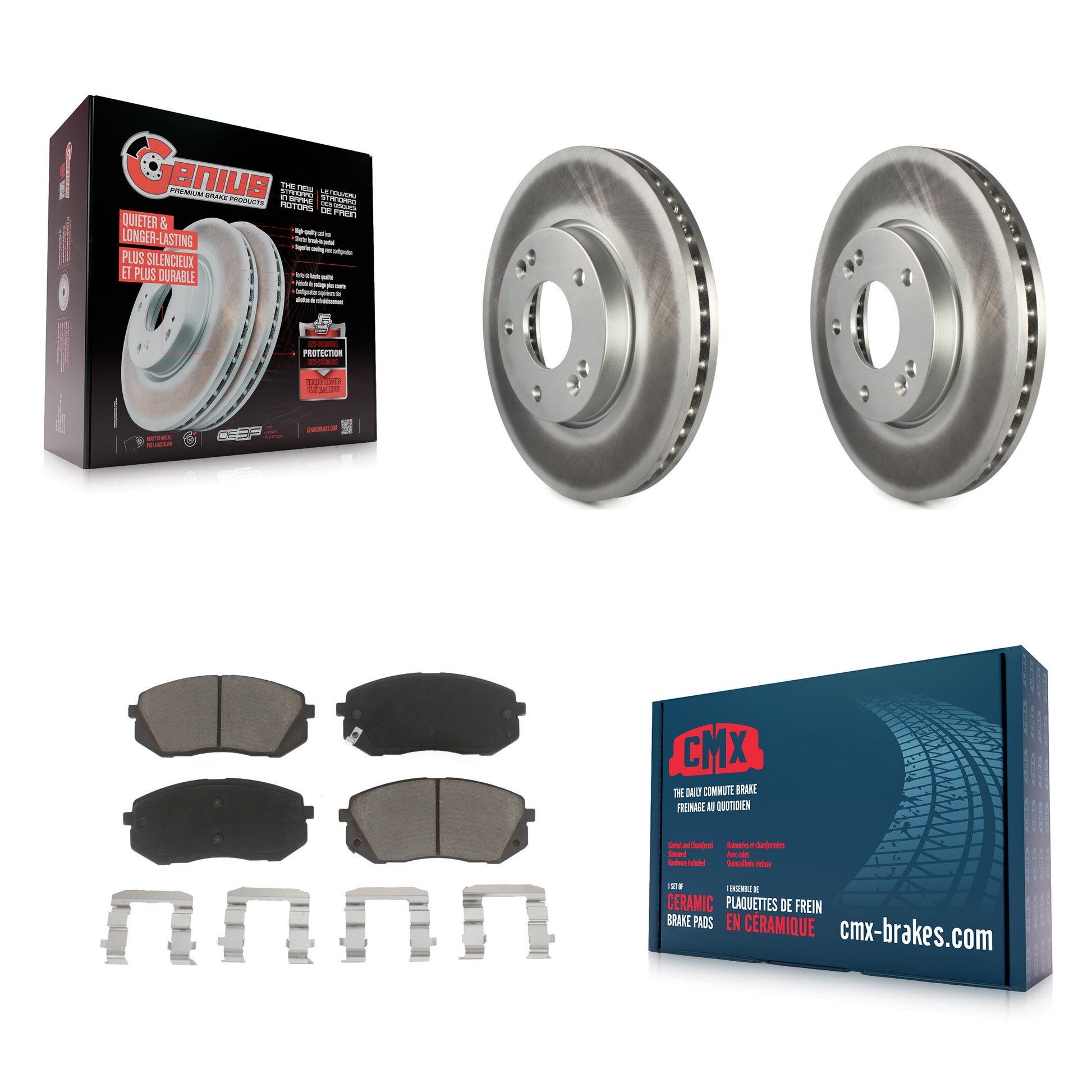 Transit Auto KGC-100507 Disc Brake Kit for 2007-2009 Kia Rondo - Front