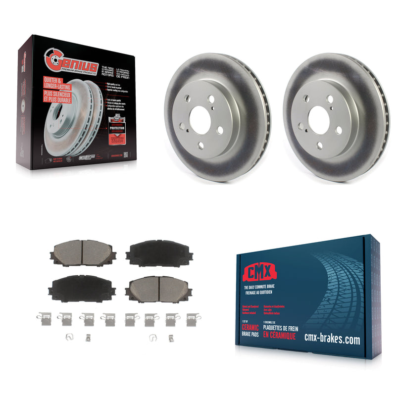 Transit Auto KGC-100510 Disc Brake Kit for 2016-2023 Toyota Corolla, Toyota Prius AWD-e and More - Front