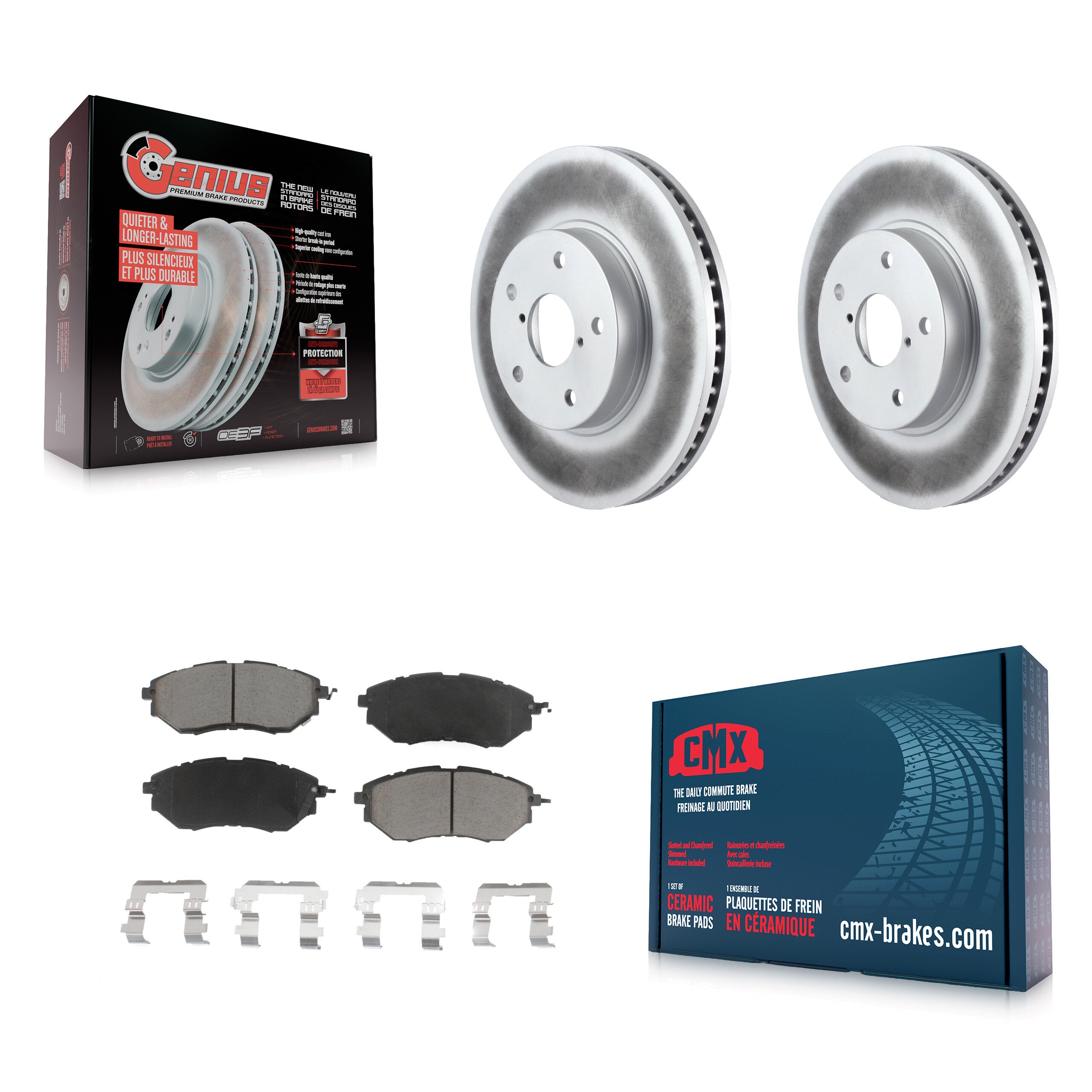 Transit Auto KGC-100516 Disc Brake Kit for 2015 Subaru Legacy - Front