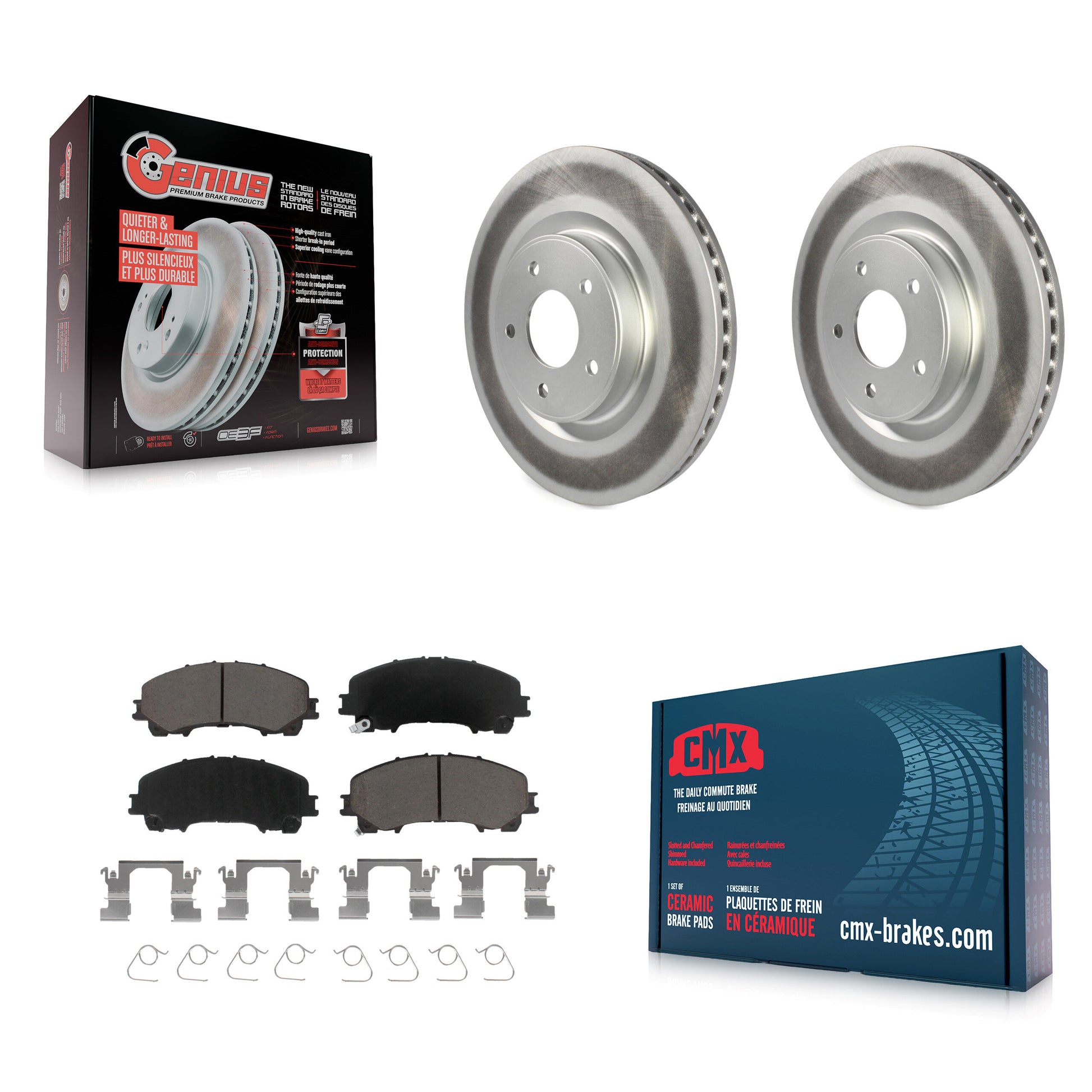 Transit Auto KGC-100521 Disc Brake Kit for 2014-2024 INFINITI Q60, INFINITI QX50, INFINITI Q50 - Front
