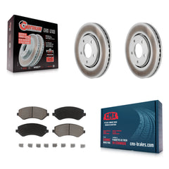 Transit Auto KGC-100537 Disc Brake Kit for 2001-2007 Dodge Caravan, Chrysler Town & Country and More - Front