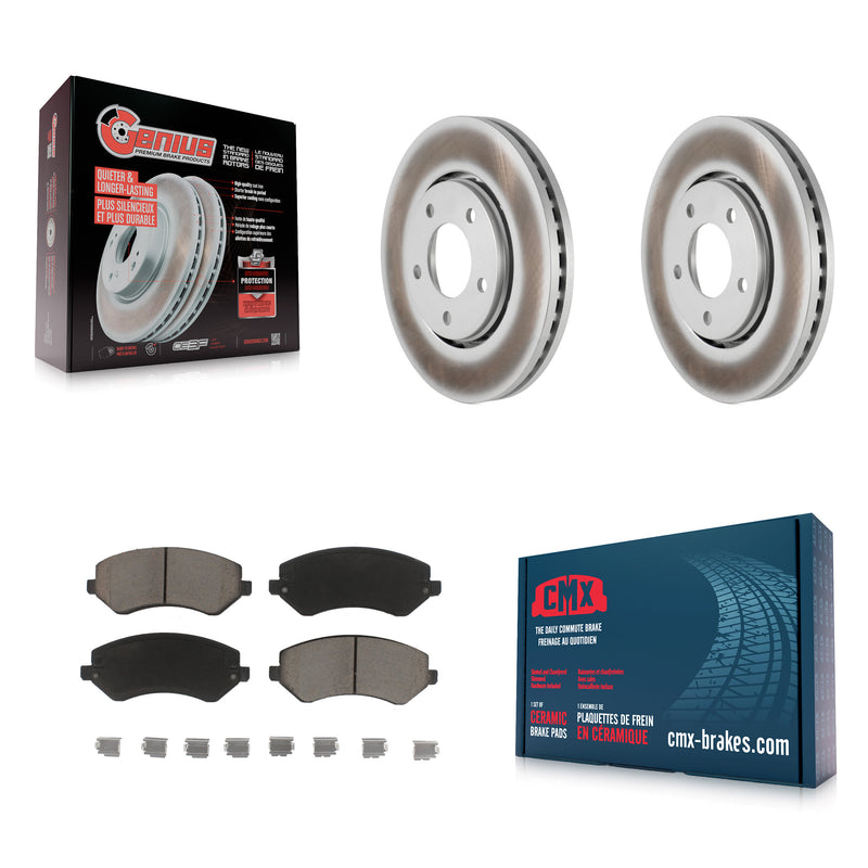 Transit Auto KGC-100537 Disc Brake Kit for 2001-2007 Dodge Caravan, Chrysler Town & Country and More - Front