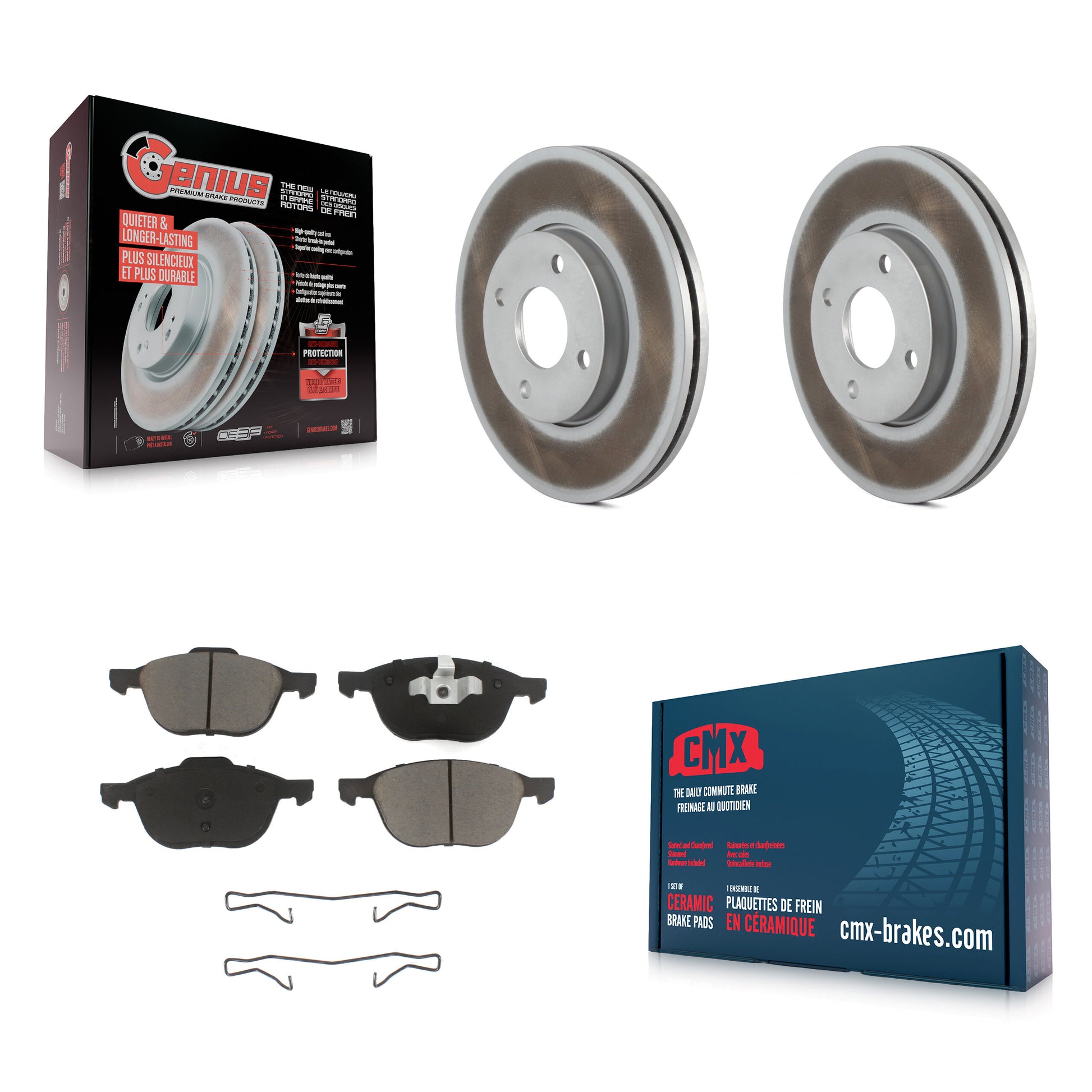 Transit Auto KGC-100543 Disc Brake Kit for 2005-2007 Ford Focus - Front