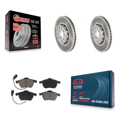 Transit Auto KGC-100544 Disc Brake Kit for 1999-2006 Volkswagen Passat, Audi A4 and More - Front