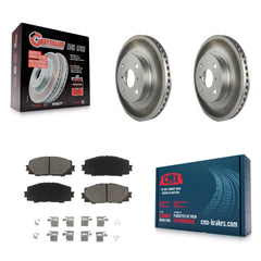 Transit Auto KGC-100549 Disc Brake Kit for 2006-2019 Toyota Yaris, Scion iQ, Toyota Prius C - Front