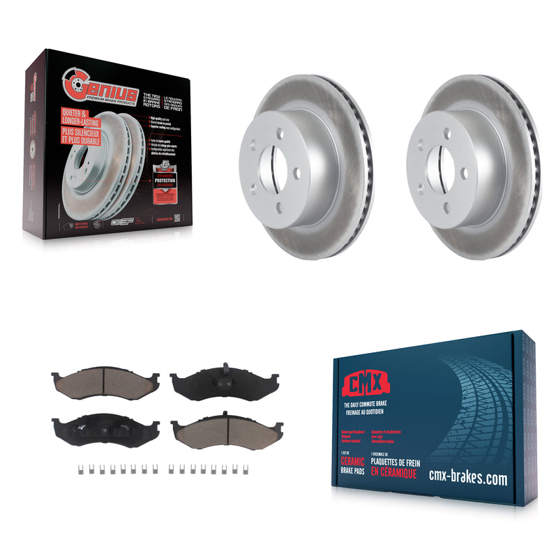 Transit Auto KGC-100551 Disc Brake Kit for 1993-2006 Jeep Cherokee, Jeep TJ and More - Front