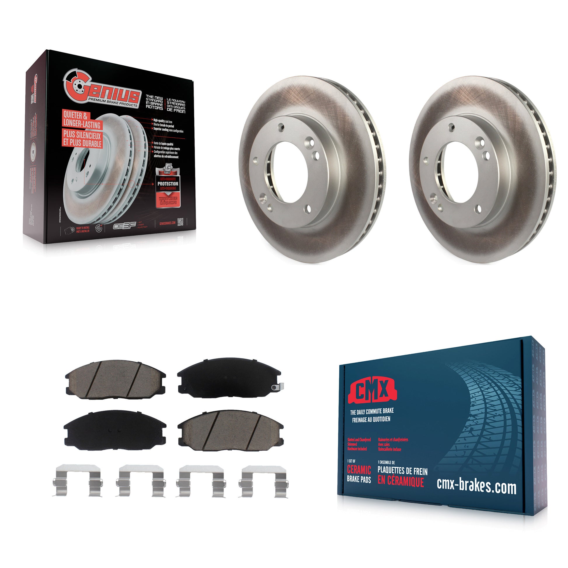 Transit Auto KGC-100556 Disc Brake Kit for 2003-2006 Kia Sorento - Front