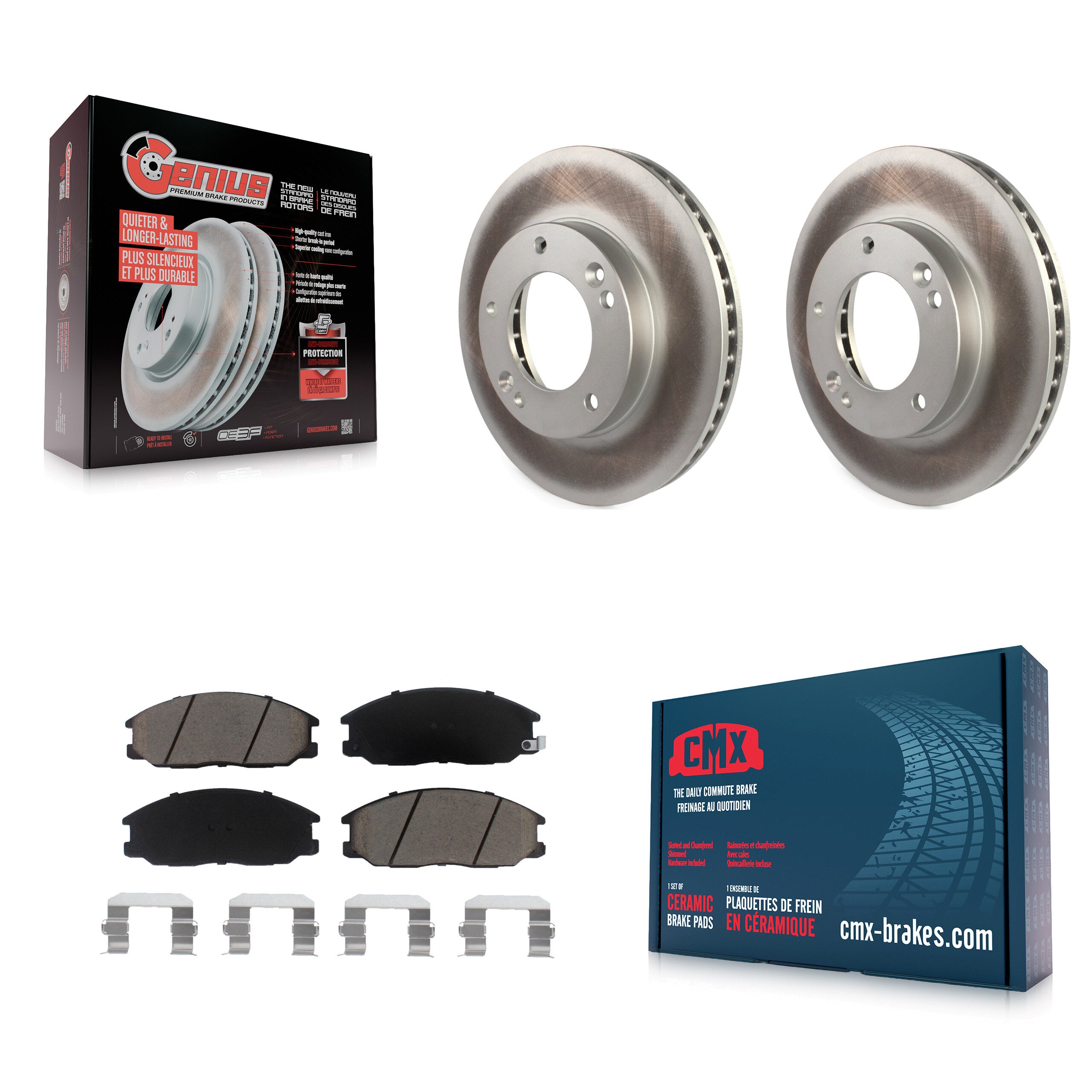 Transit Auto KGC-100556 Disc Brake Kit for 2003-2006 Kia Sorento - Front