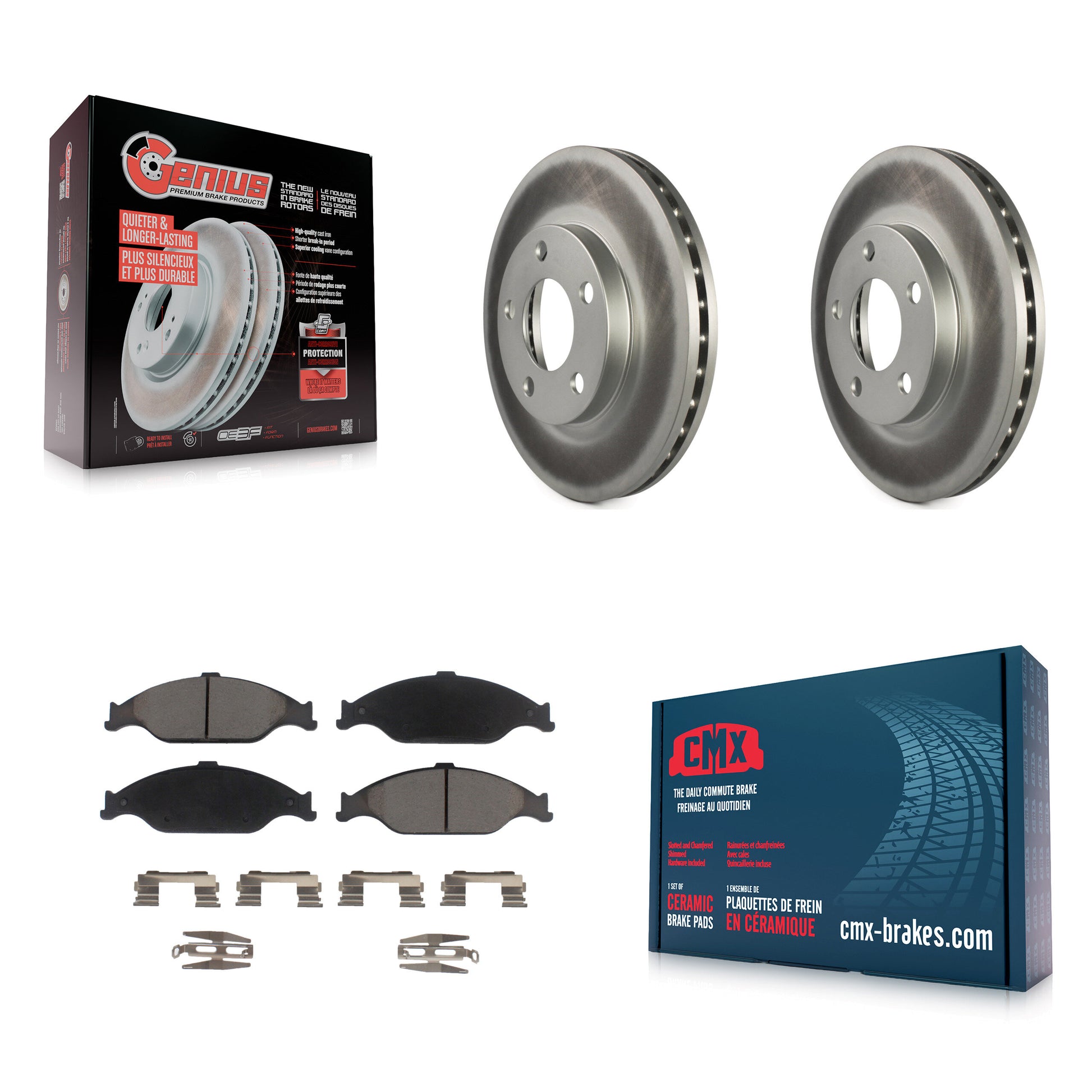 Transit Auto KGC-100557 Disc Brake Kit for 1999-2004 Ford Mustang - Front