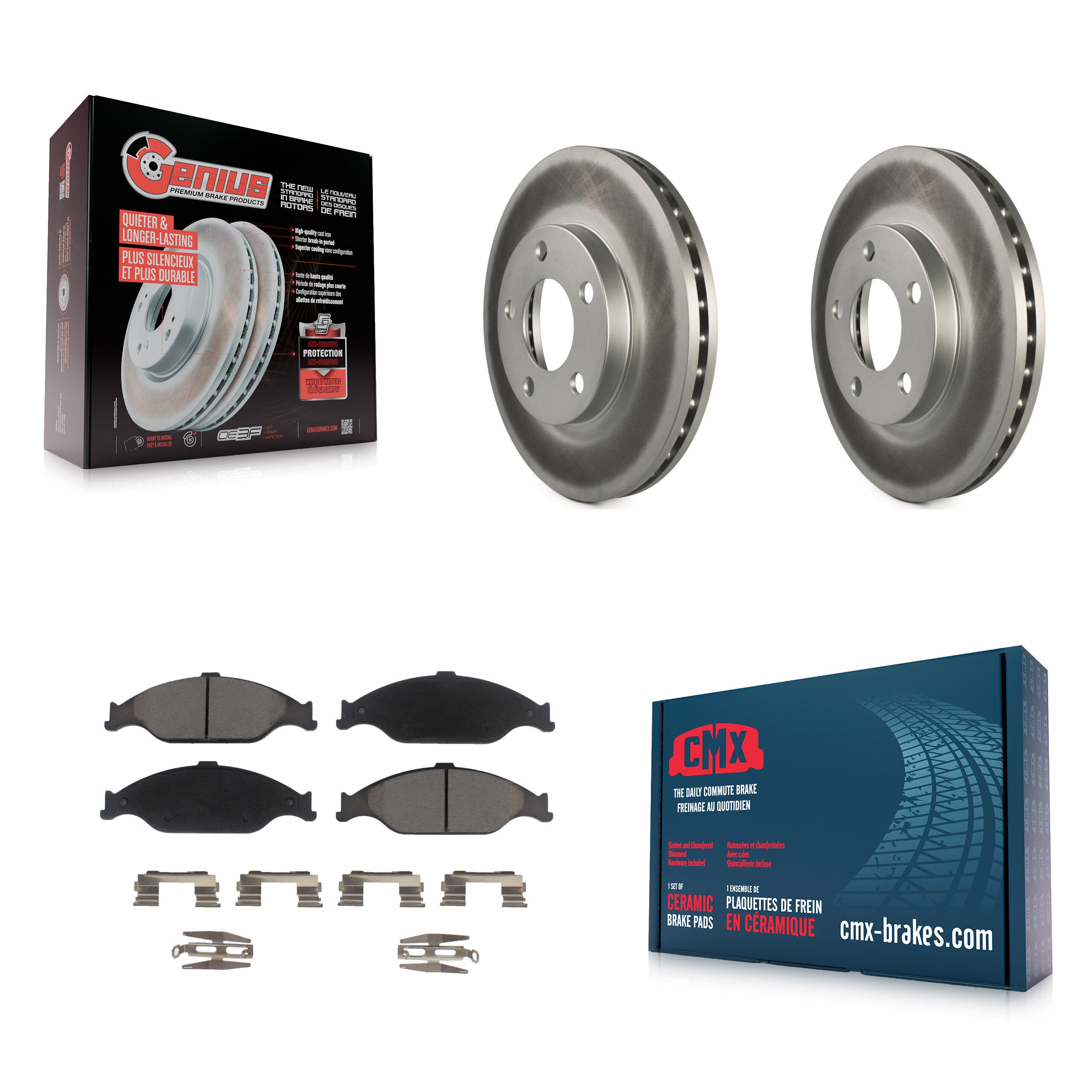 Transit Auto KGC-100557 Disc Brake Kit for 1999-2004 Ford Mustang - Front