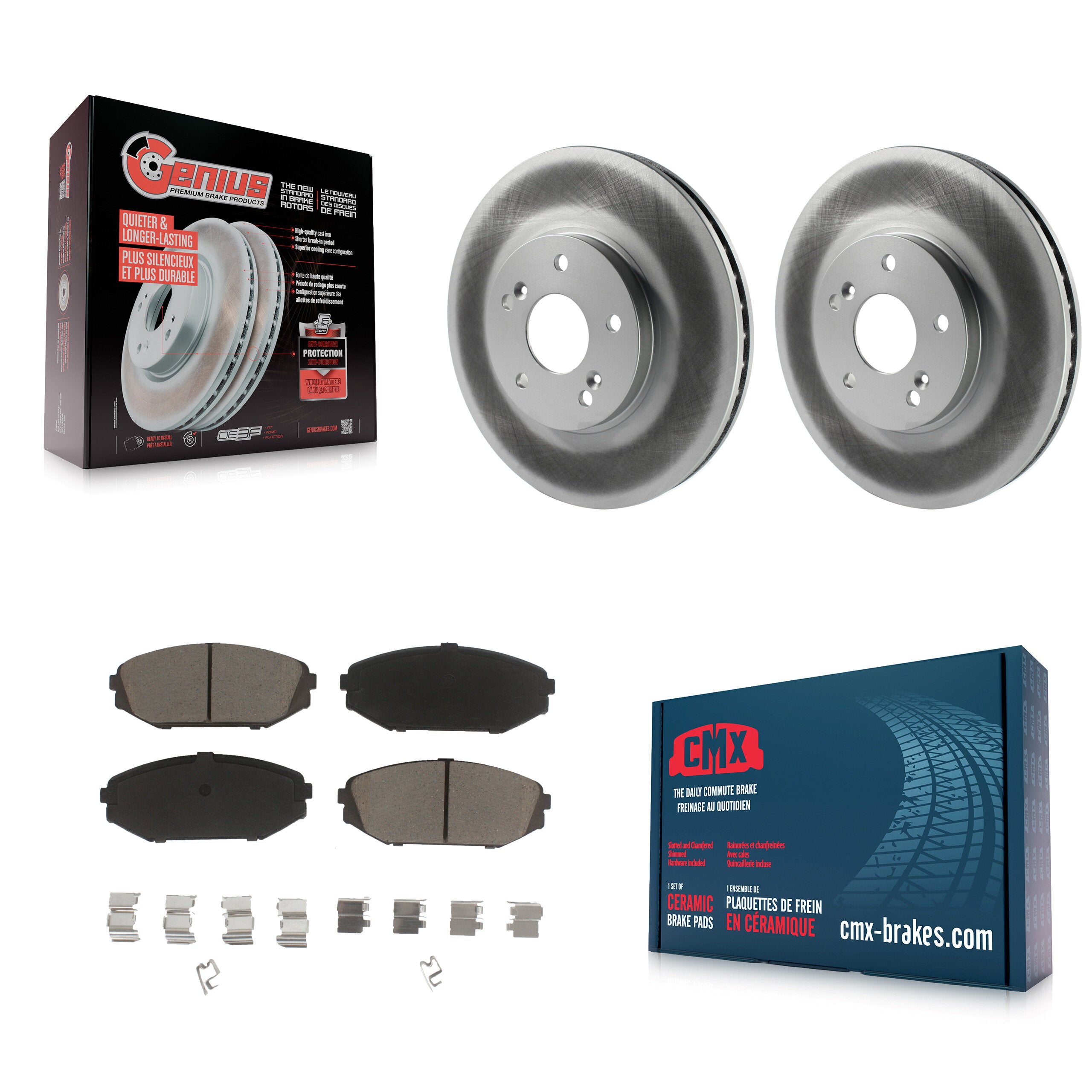 Transit Auto KGC-100561 Disc Brake Kit for 1999-2004 Acura MDX, Honda Odyssey - Front