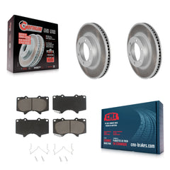 Transit Auto KGC-100564 Disc Brake Kit for 2003-2009 Toyota 4Runner, Lexus GX470 - Front