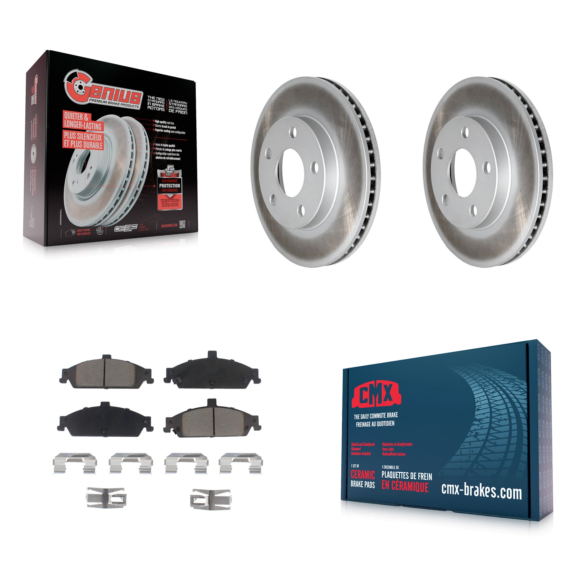 Transit Auto KGC-100569 Disc Brake Kit for 1997-2005 Chevrolet Classic, Oldsmobile Alero and More - Front