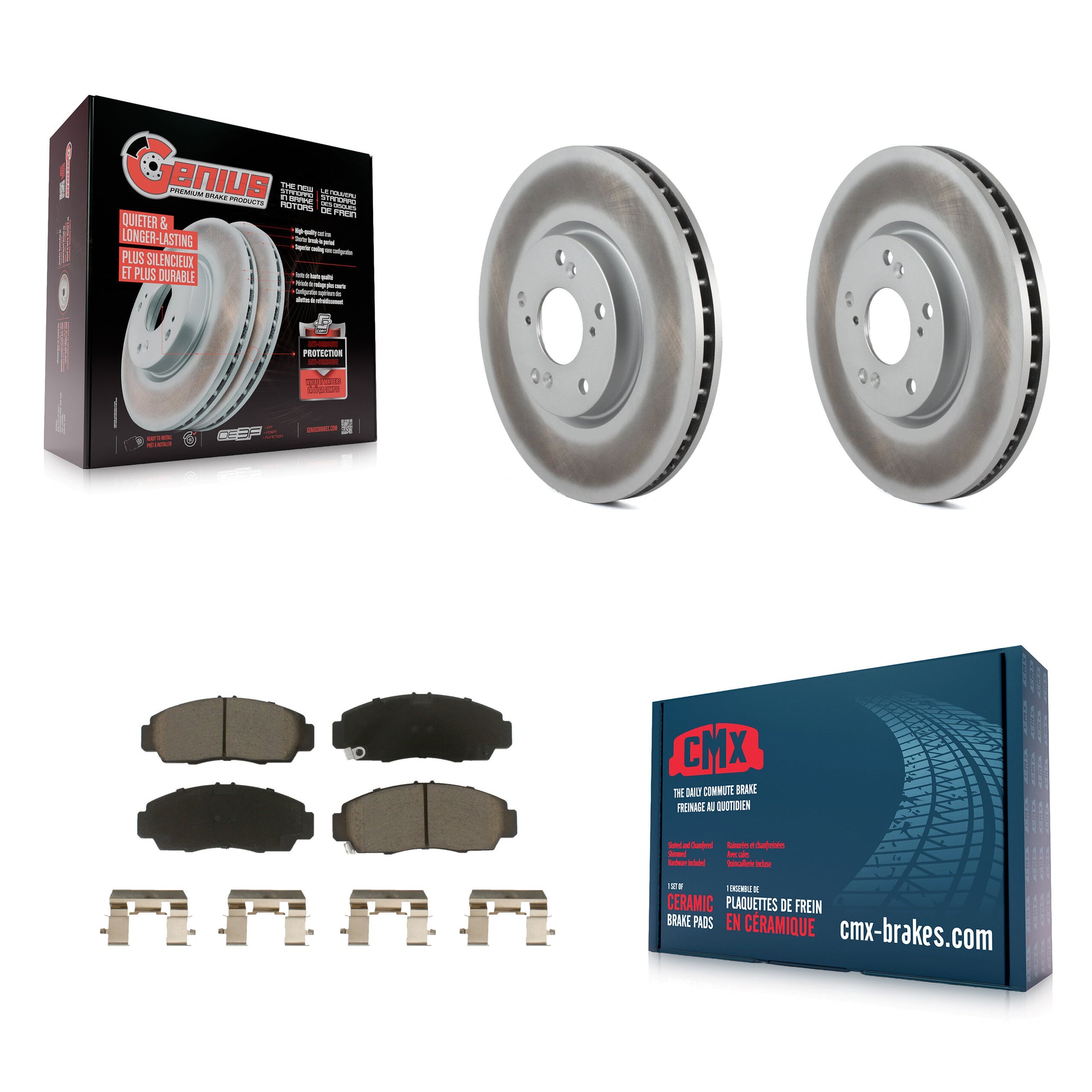 Transit Auto KGC-100570 Disc Brake Kit for 2004-2005 Acura TL - Front