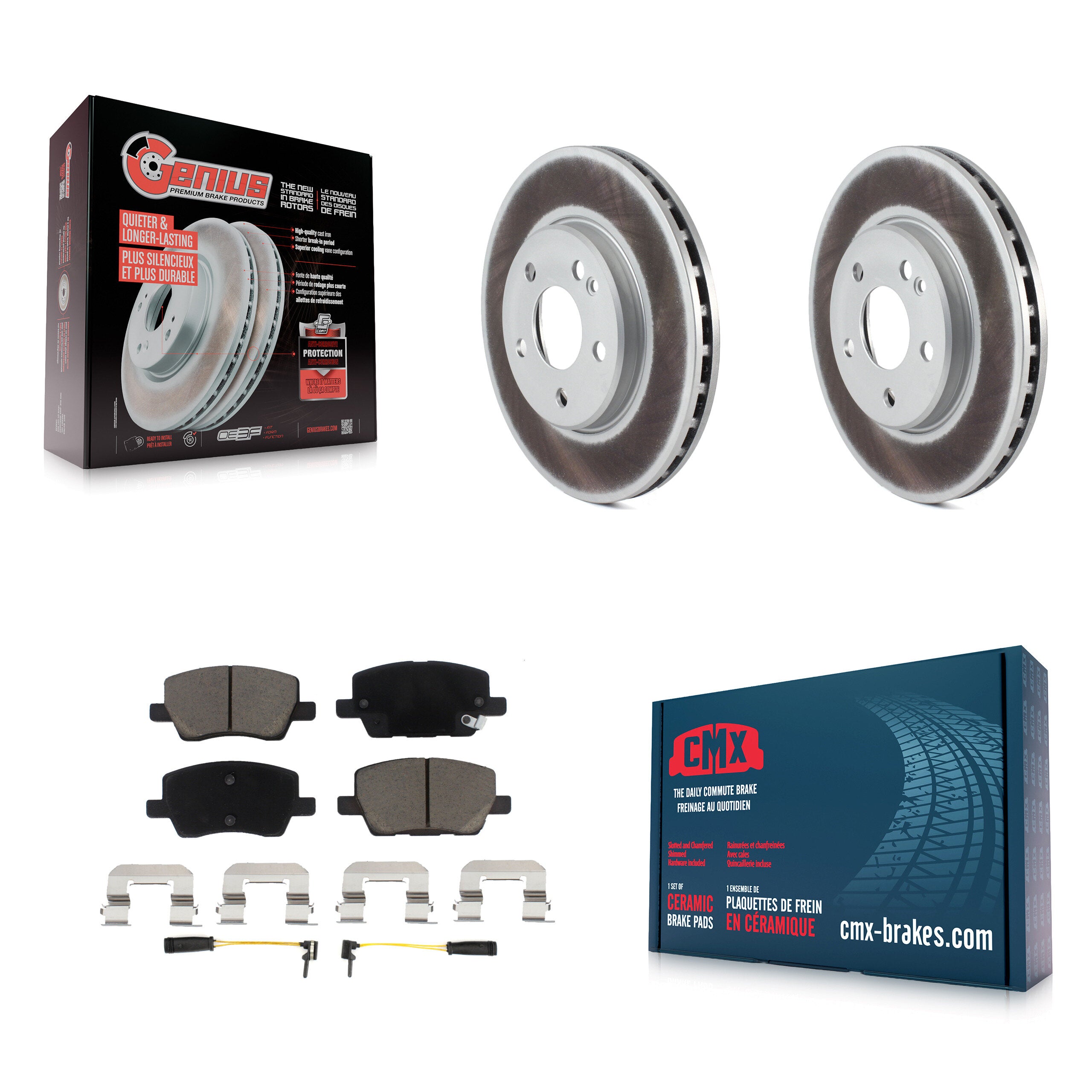 Transit Auto KGC-100578 Disc Brake Kit for 2006-2011 Mercedes-Benz B200 - Front