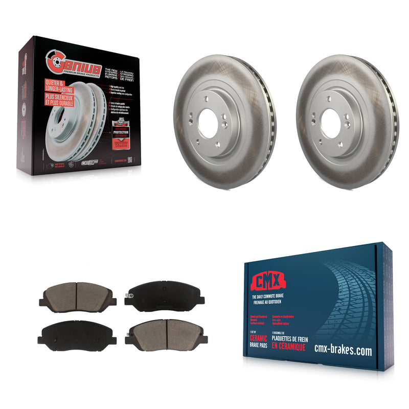 Transit Auto KGC-100580 Disc Brake Kit for 2017-2019 Hyundai Santa Fe, Hyundai Santa Fe XL - Front