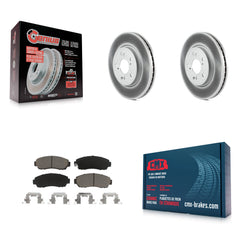Transit Auto KGC-100583 Disc Brake Kit for 2007-2012 Honda Crosstour, Honda Accord Crosstour and More - Front