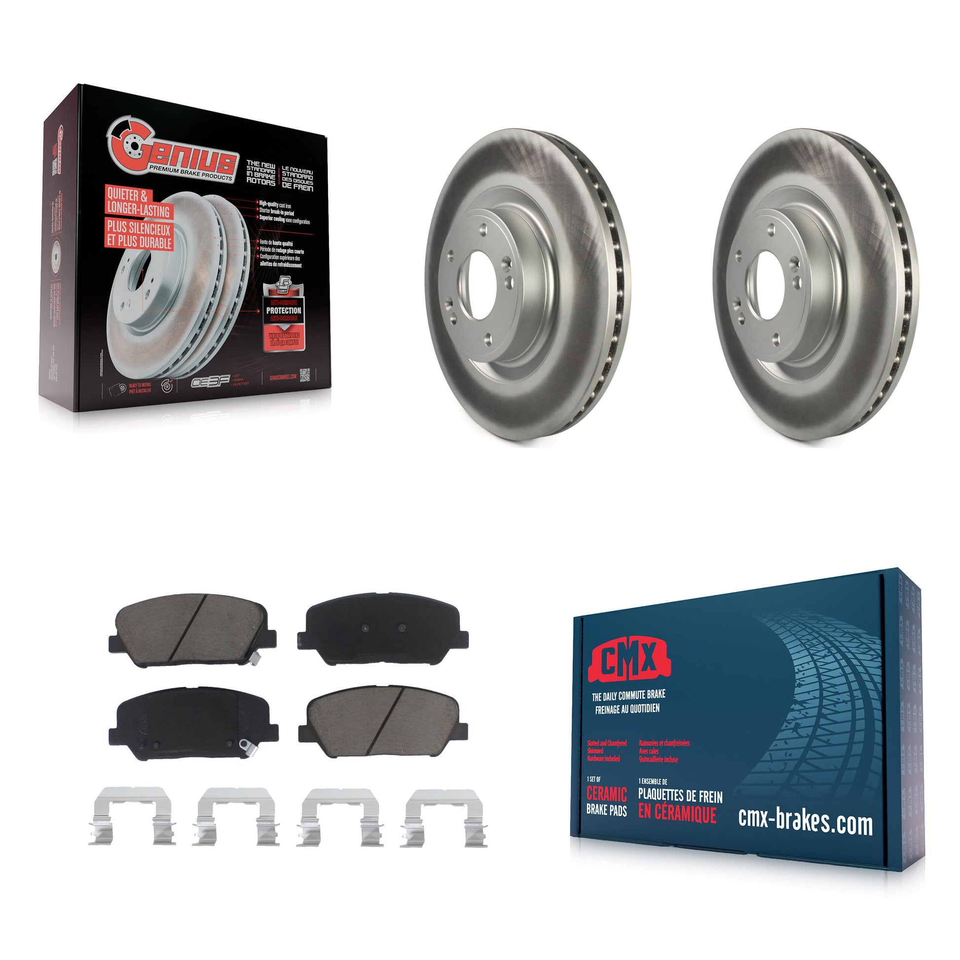 Transit Auto KGC-100593 Disc Brake Kit for 2010-2016 Hyundai Genesis Coupe - Front