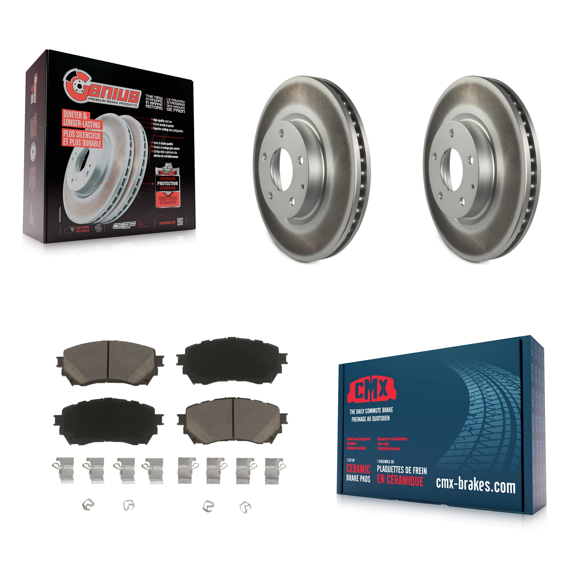 Transit Auto KGC-100596 Disc Brake Kit for 2014-2018 Mazda 6 - Front