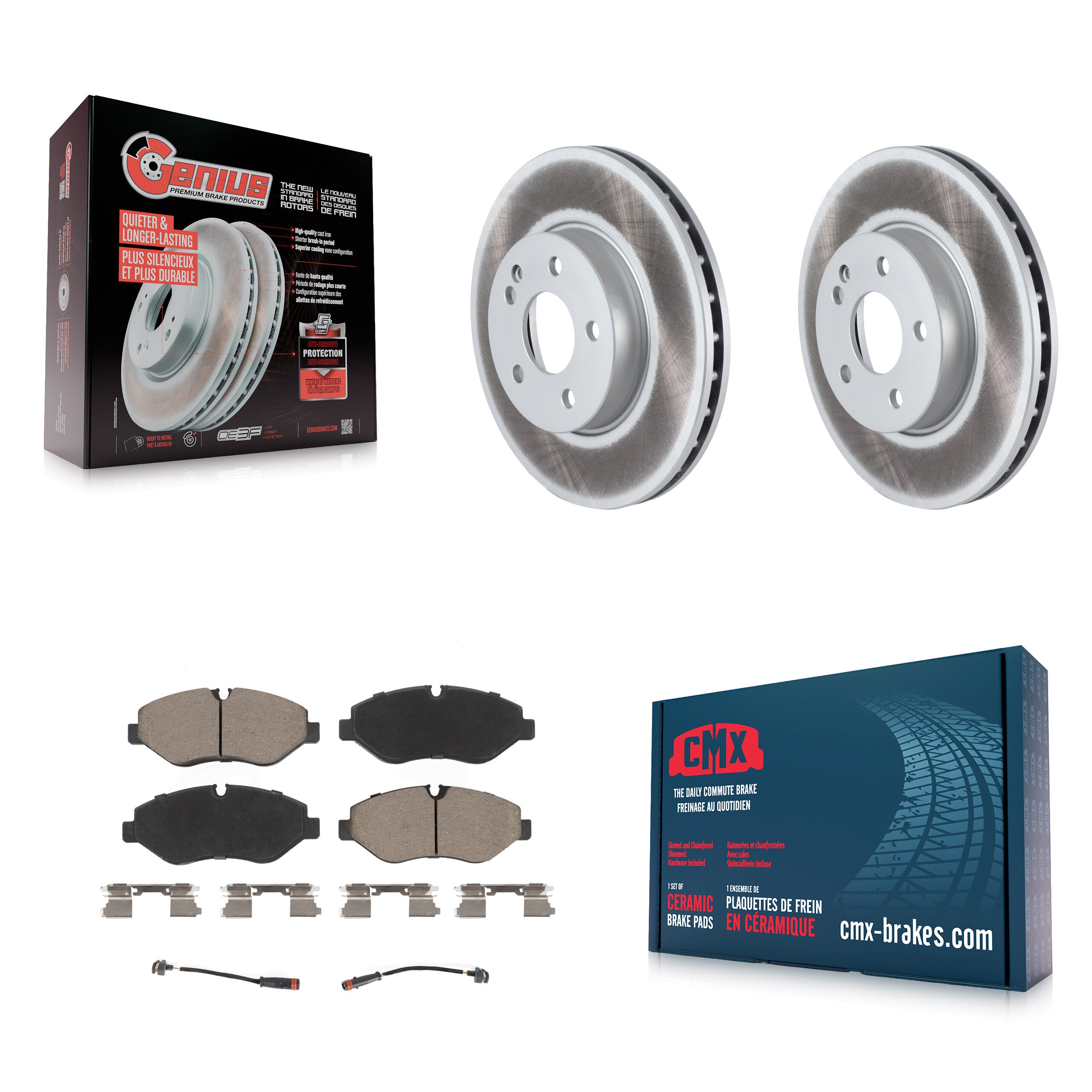 Transit Auto KGC-100597 Disc Brake Kit for 2016-2023 Mercedes-Benz Metris - Front