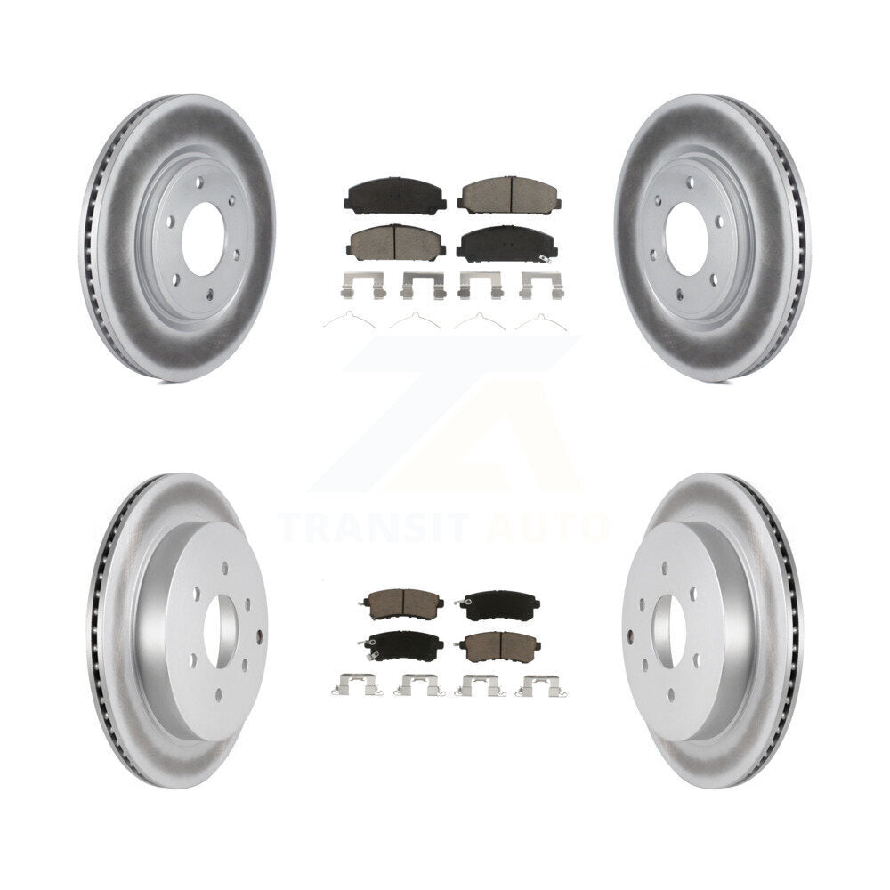 Transit Auto KGC-100599 Disc Brake Kit for 2011-2024 Nissan Armada, INFINITI QX80, INFINITI QX56 - Front and Rear