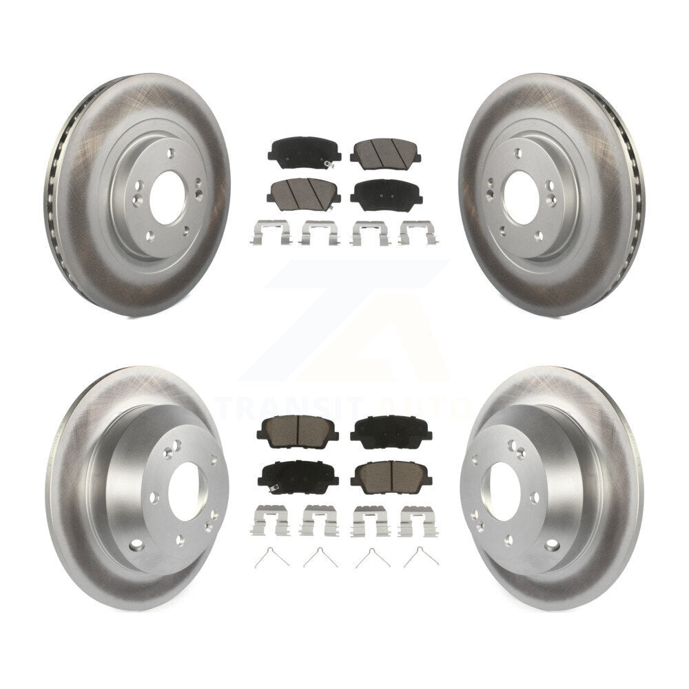 Transit Auto KGC-100609 Disc Brake Kit for 2014-2015 Kia Sorento - Front and Rear
