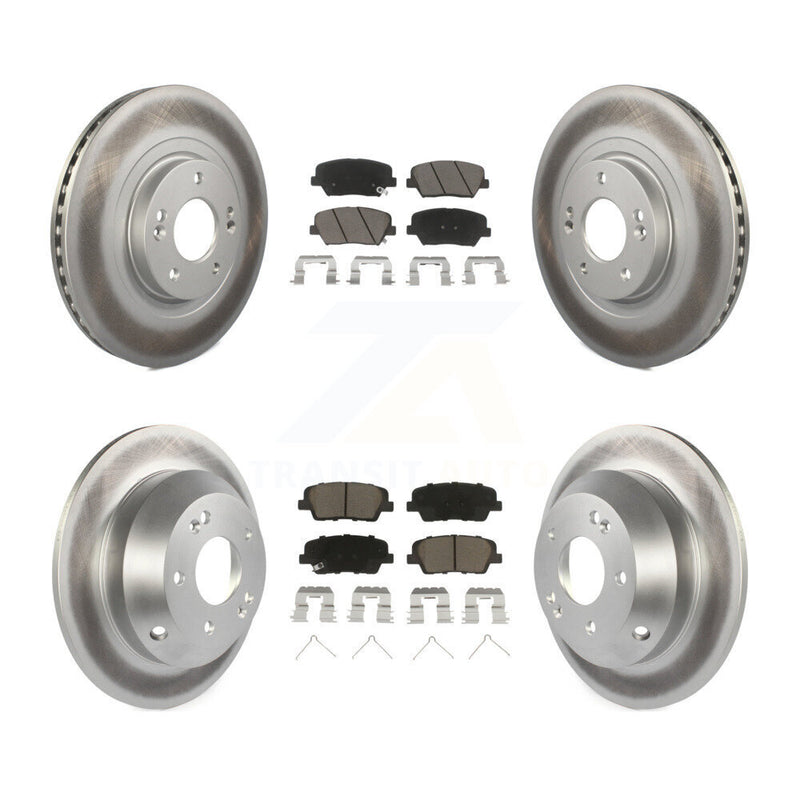 Transit Auto KGC-100609 Disc Brake Kit for 2014-2015 Kia Sorento - Front and Rear