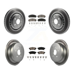 Transit Auto KGC-100614 Disc Brake Kit for 2010-2020 Toyota Highlander, Toyota Sienna and More - Front and Rear