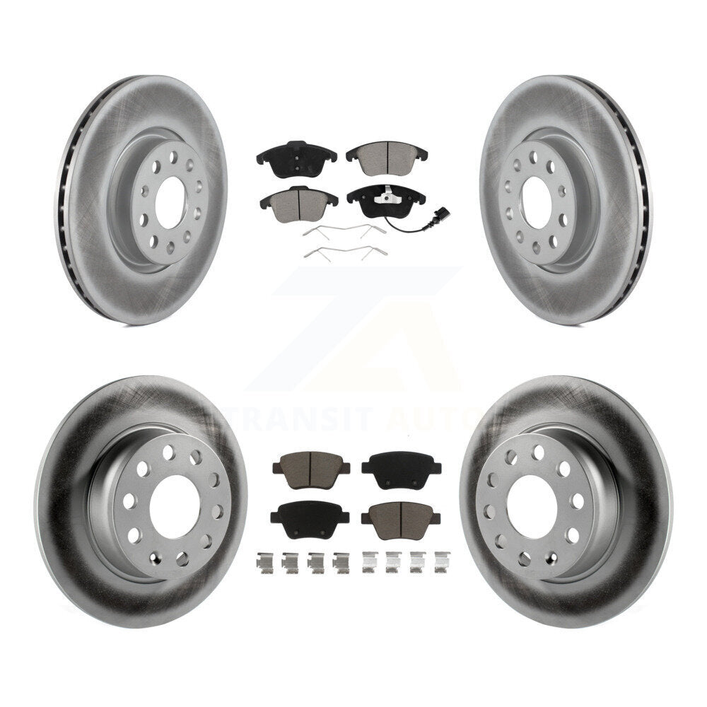 Transit Auto KGC-100615 Disc Brake Kit for 2012-2014 Volkswagen Passat - Front and Rear