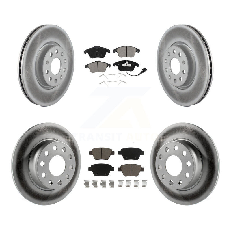Transit Auto KGC-100615 Disc Brake Kit for 2012-2014 Volkswagen Passat - Front and Rear