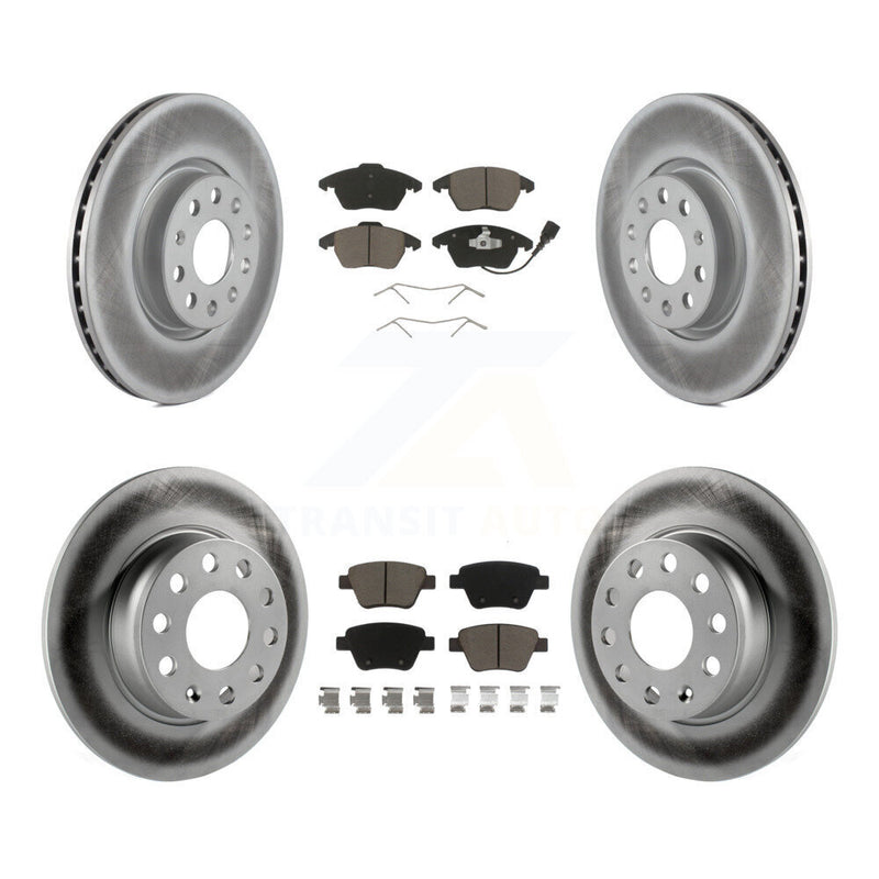 Transit Auto KGC-100616 Disc Brake Kit for 2011-2015 Volkswagen Beetle, Volkswagen GTI - Front and Rear